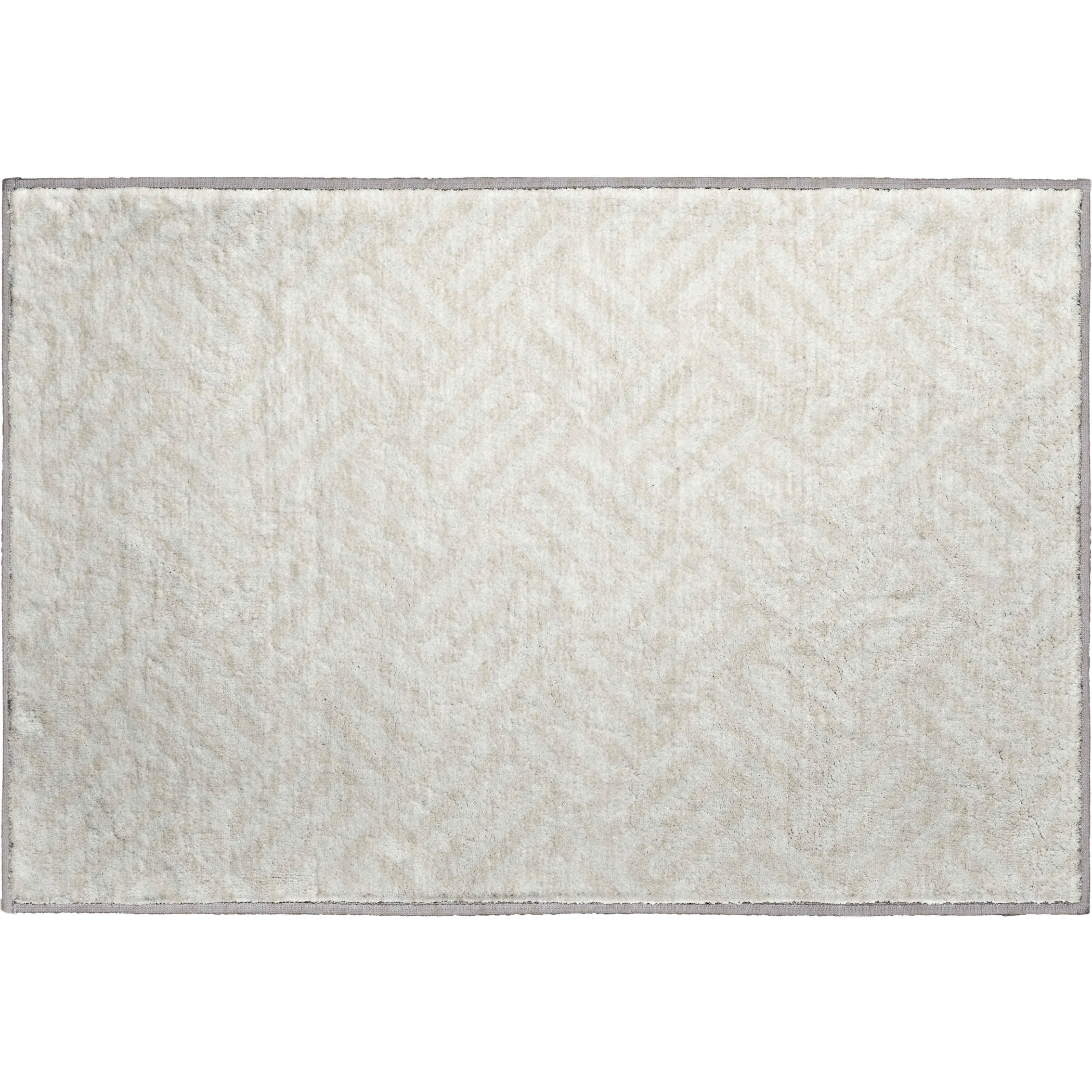 Kathmandu Machine Washable Transitional Ivory Rug 1'8" x 2'6" #shape_Rectangle