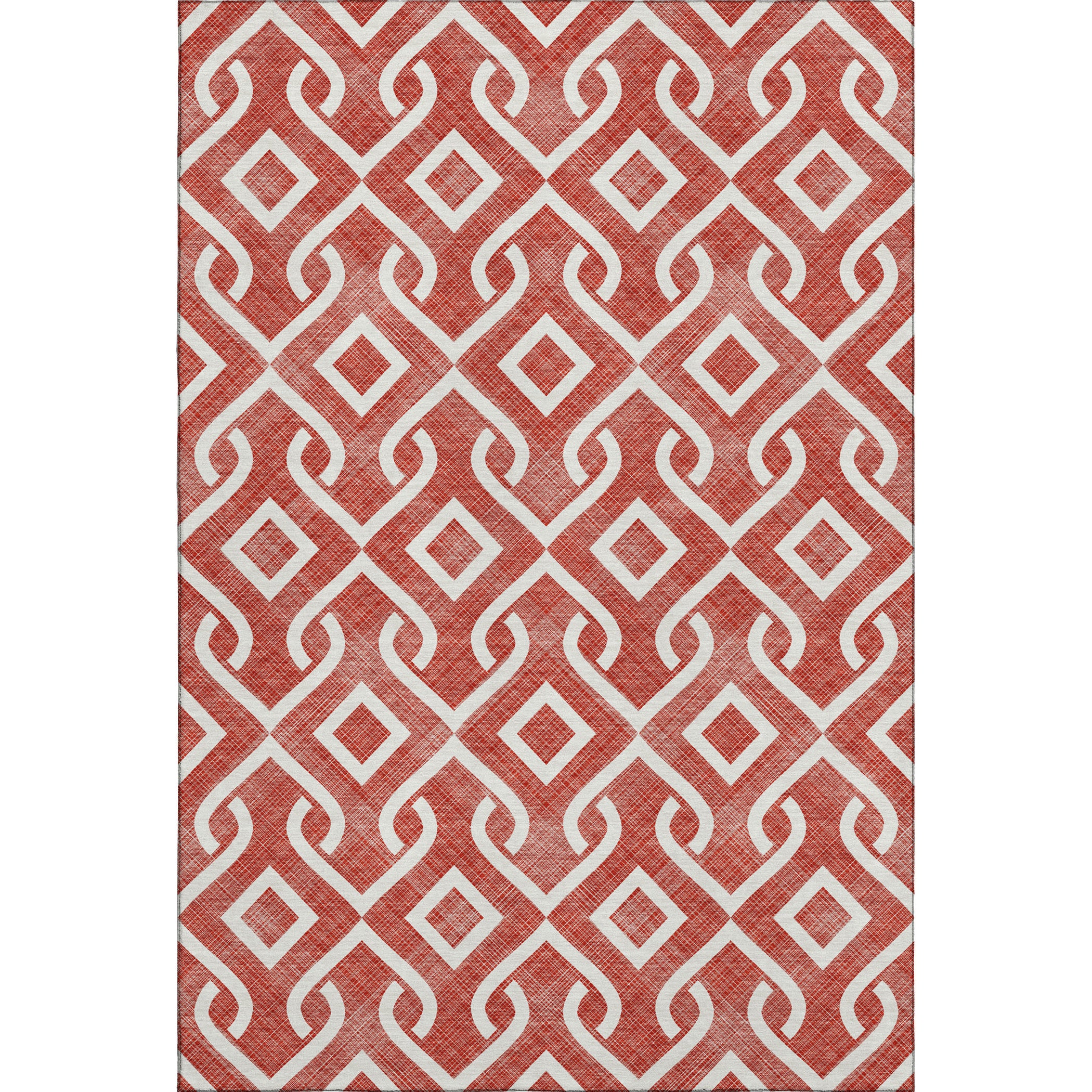 Mostar Machine Washable Transitional Red Rug 2'6" x 3'10" #shape_Rectangle