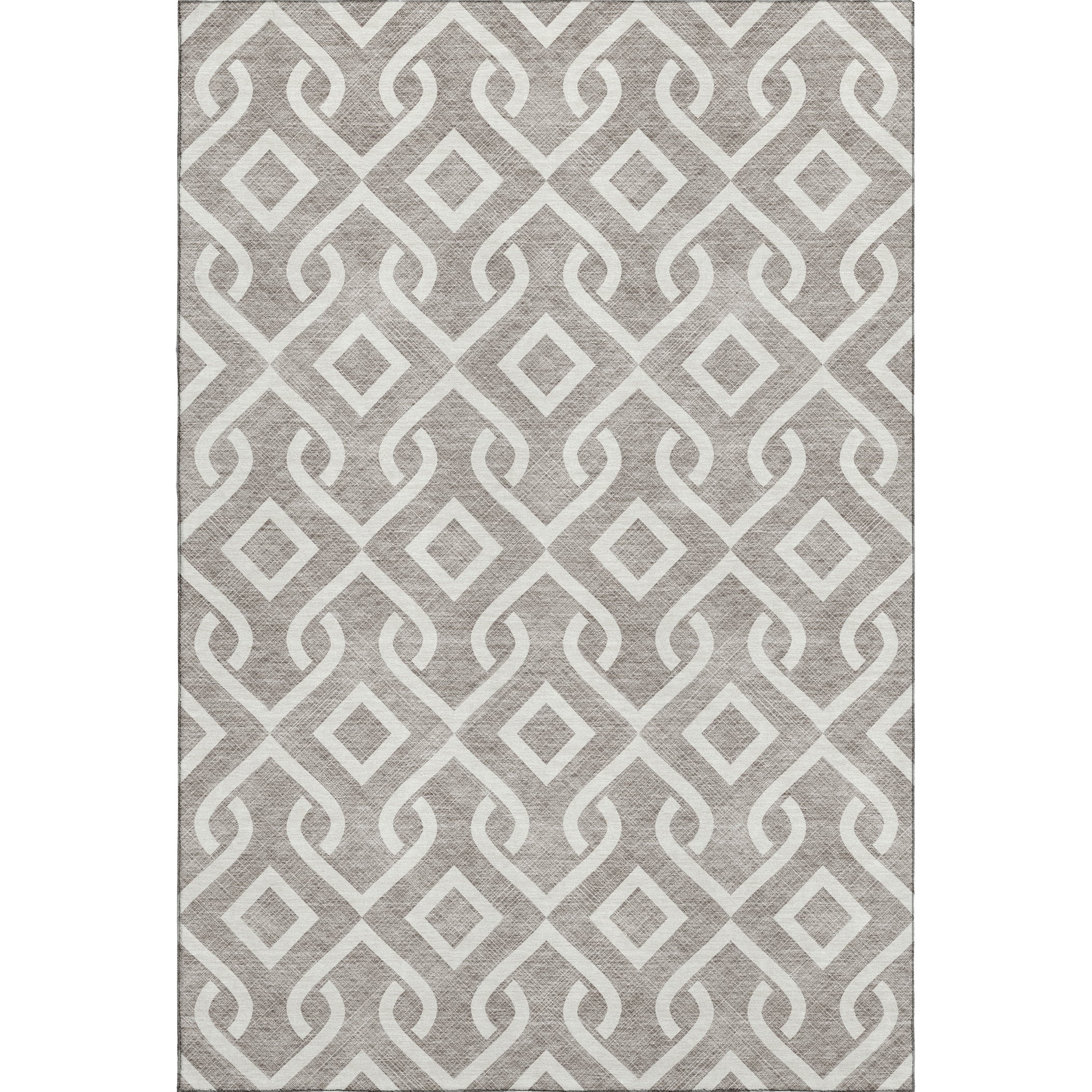 Mostar Machine Washable Transitional Taupe Brown Rug 2'6" x 3'10" #shape_Rectangle