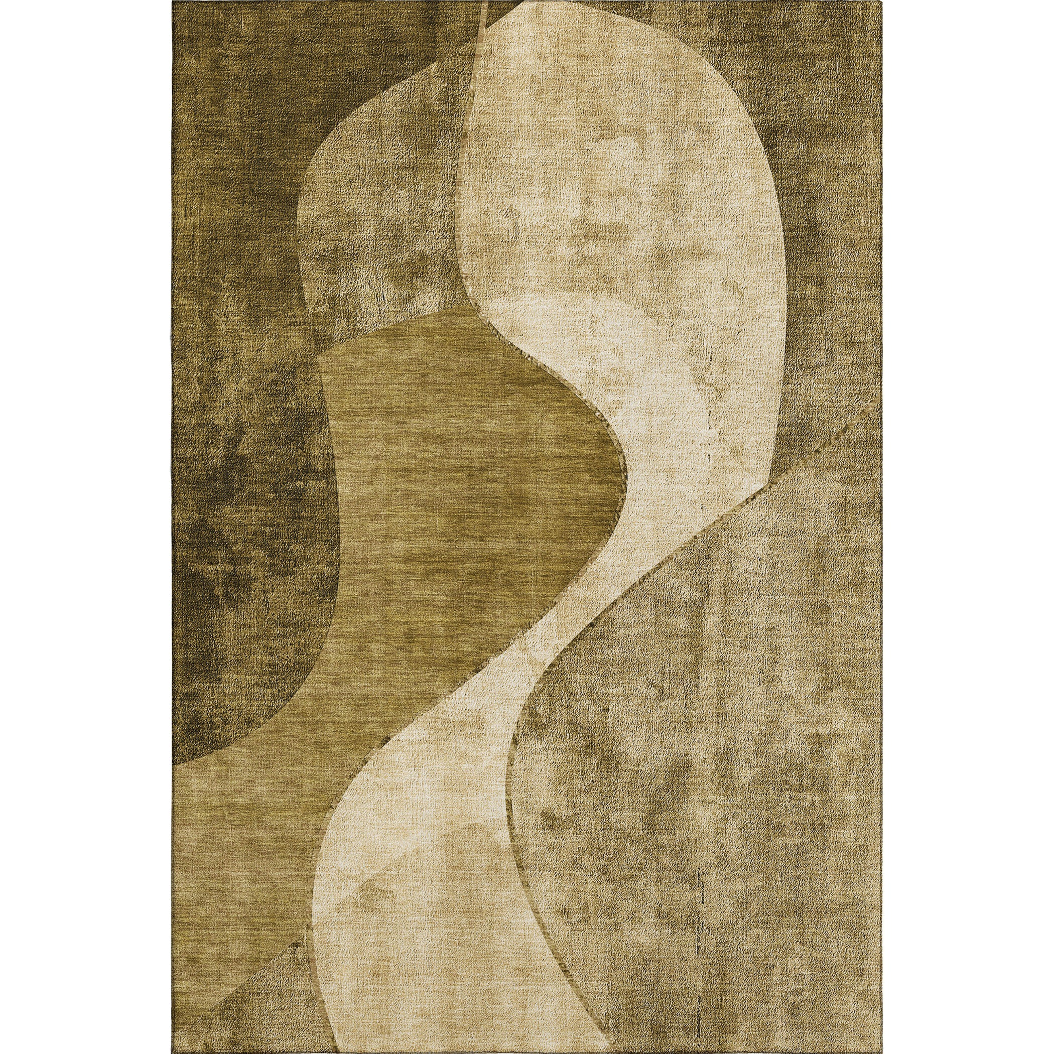 Valletta Machine Washable Transitional Brown Rug 2'6" x 3'10" #shape_Rectangle