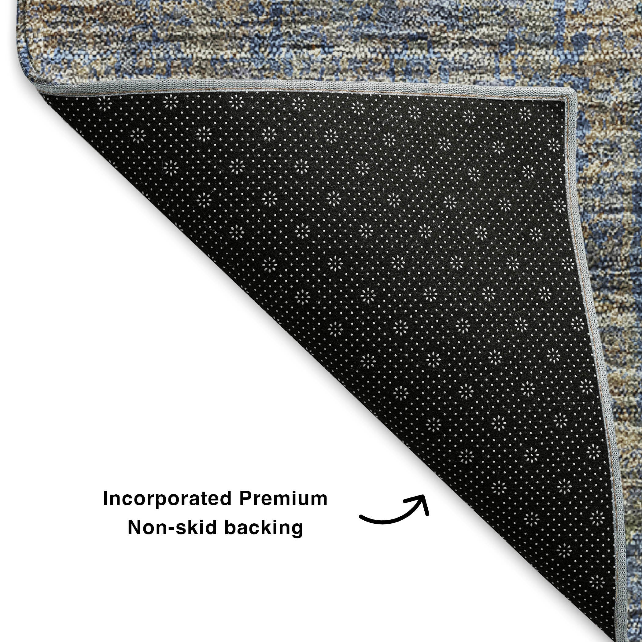 Sintra Machine Washable Transitional Khaki Brown Rug 1'8" x 2'6" #shape_Rectangle