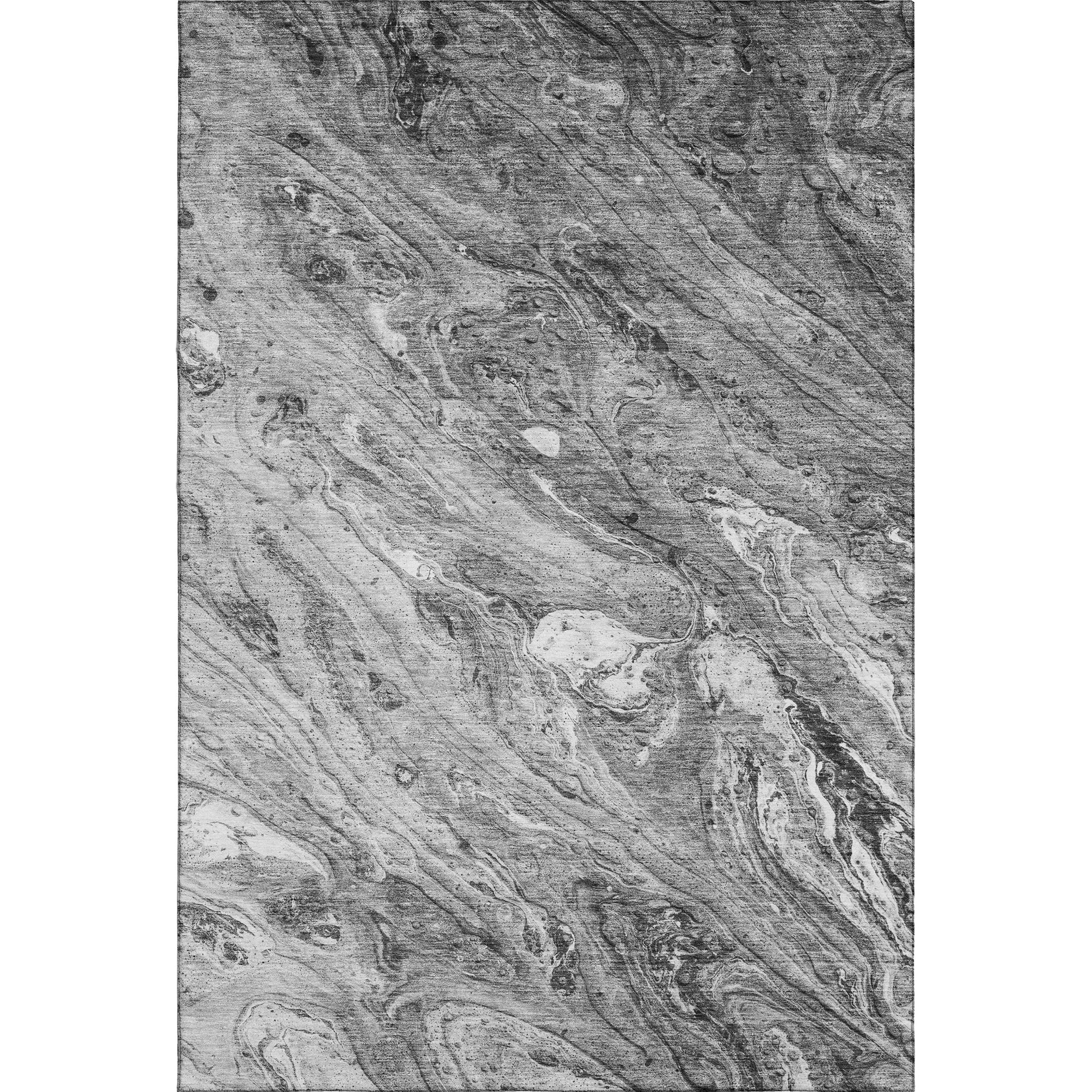 Kyoto Machine Washable Transitional Gray Rug 2'6" x 3'10" #shape_Rectangle