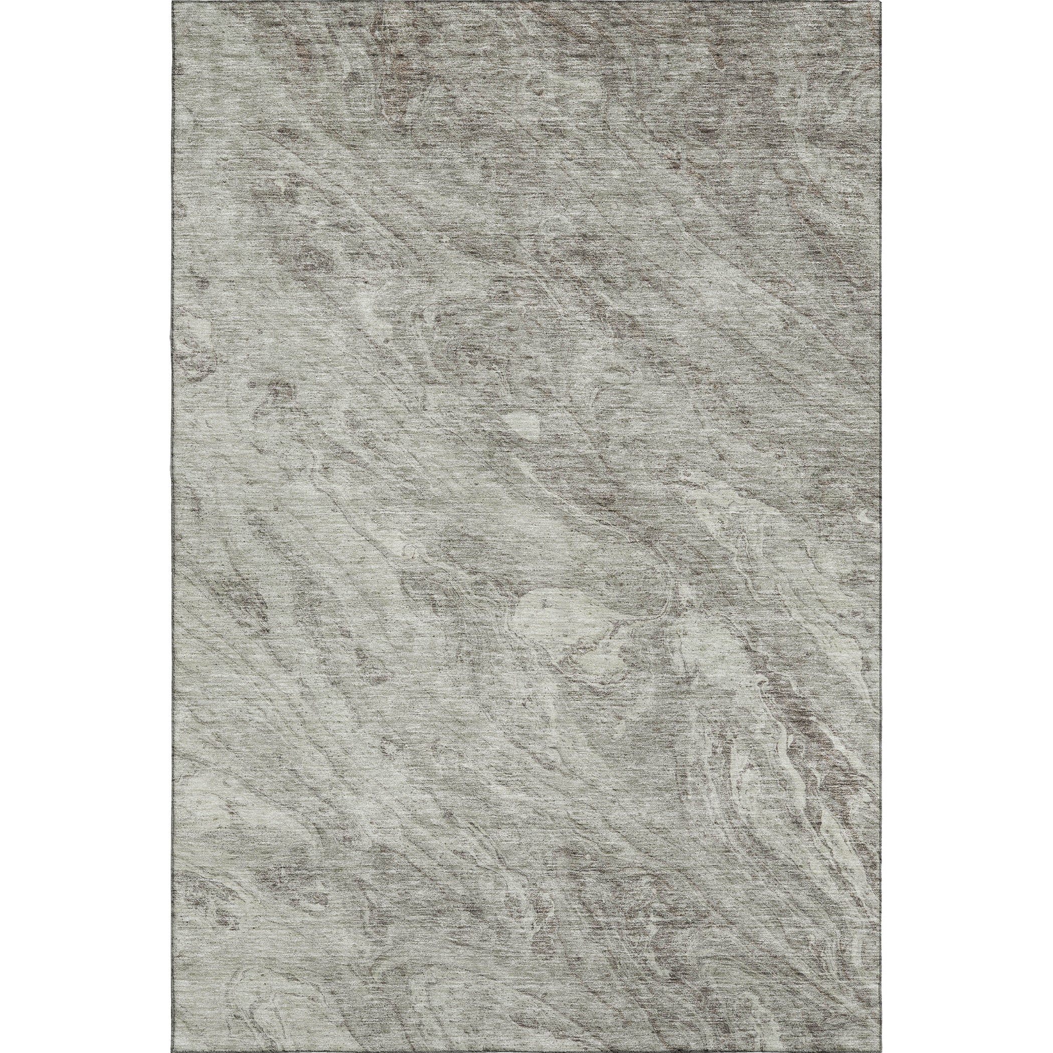 Kyoto Machine Washable Transitional Taupe Brown Rug 2'6" x 3'10" #shape_Rectangle