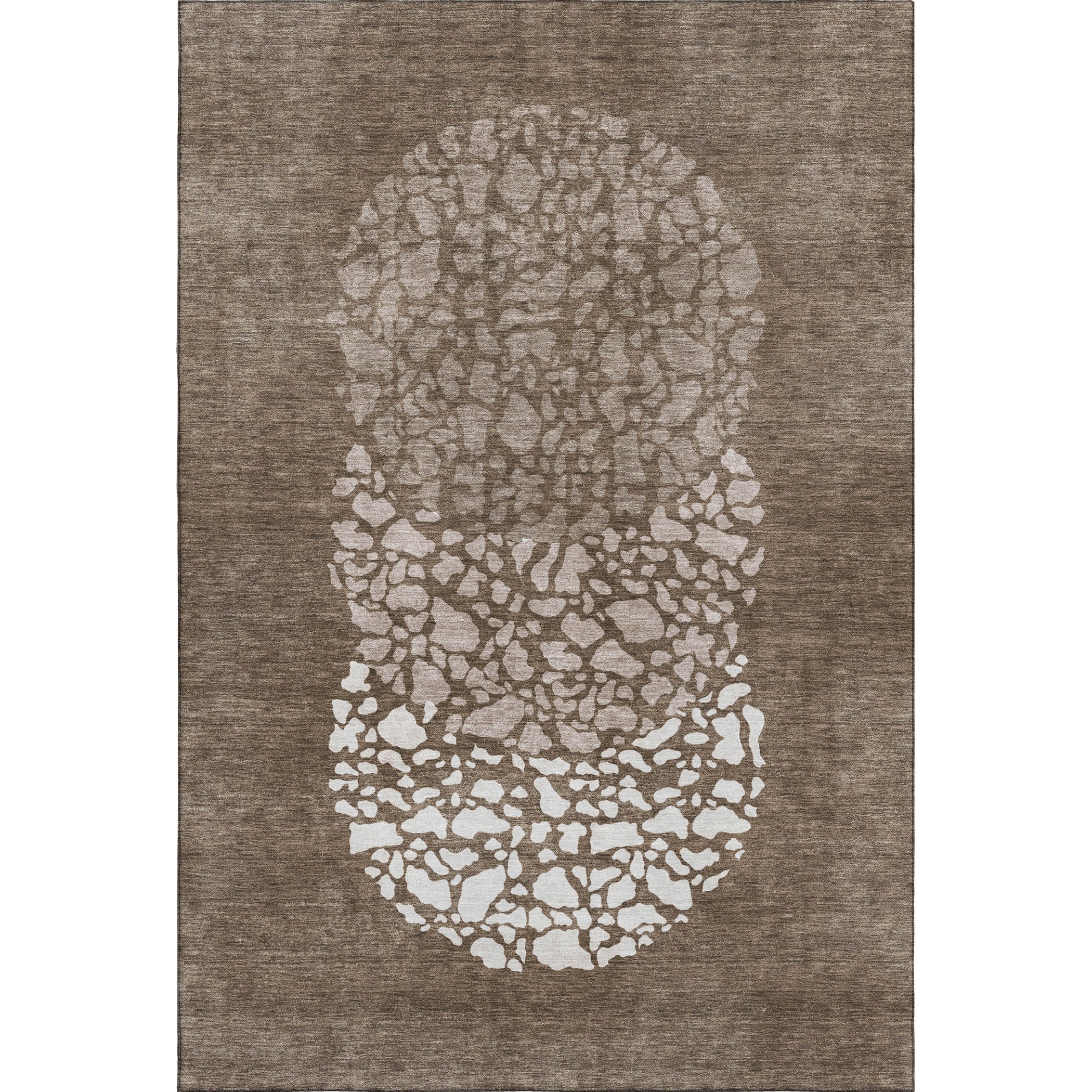 Reykjavik Machine Washable Transitional Chocolate Brown Rug 2'6" x 3'10" #shape_Rectangle