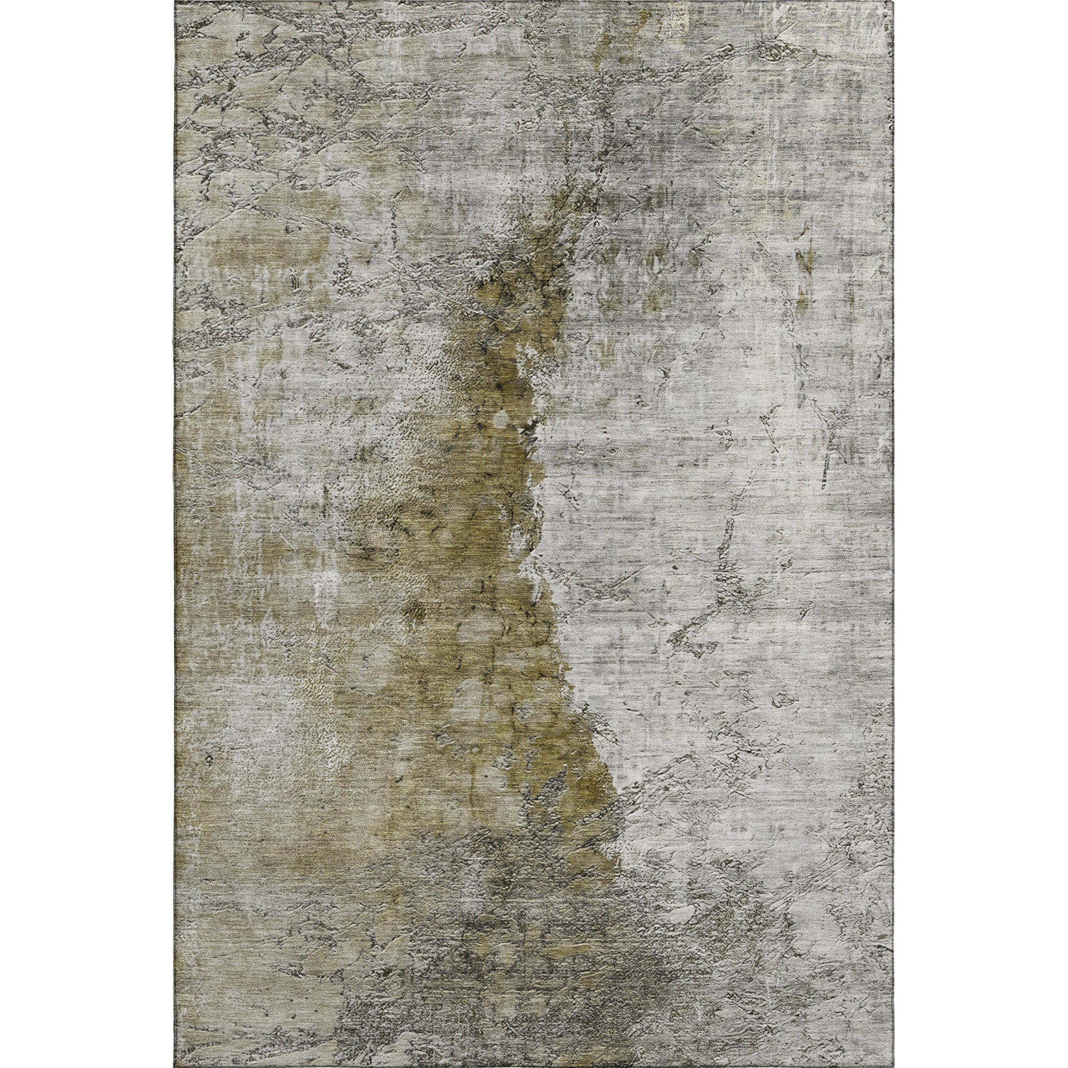 Baku Machine Washable Transitional Brown Rug 2'6" x 3'10" #shape_Rectangle