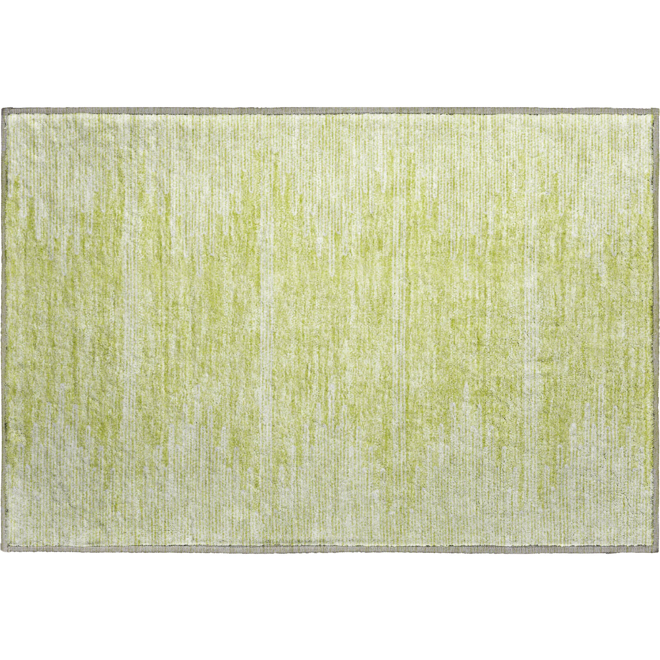 Seoul Machine Washable Transitional Aloe Green Rug 1'8" x 2'6" #shape_Rectangle