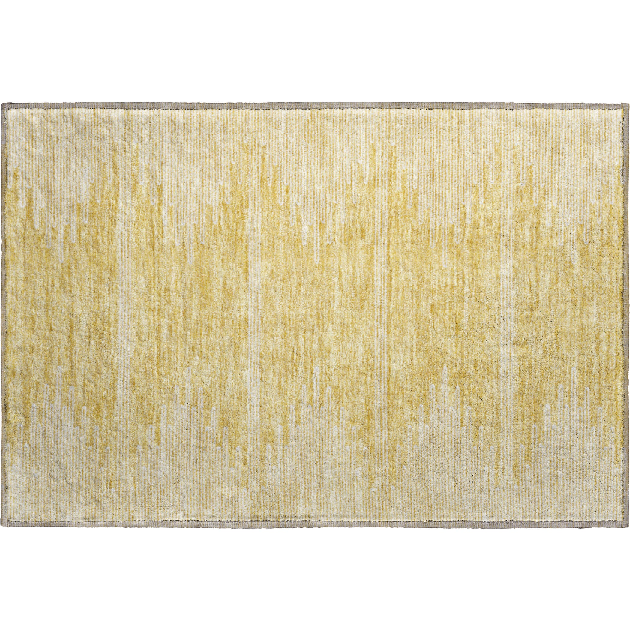 Seoul Machine Washable Transitional Gold Rug 1'8" x 2'6" #shape_Rectangle