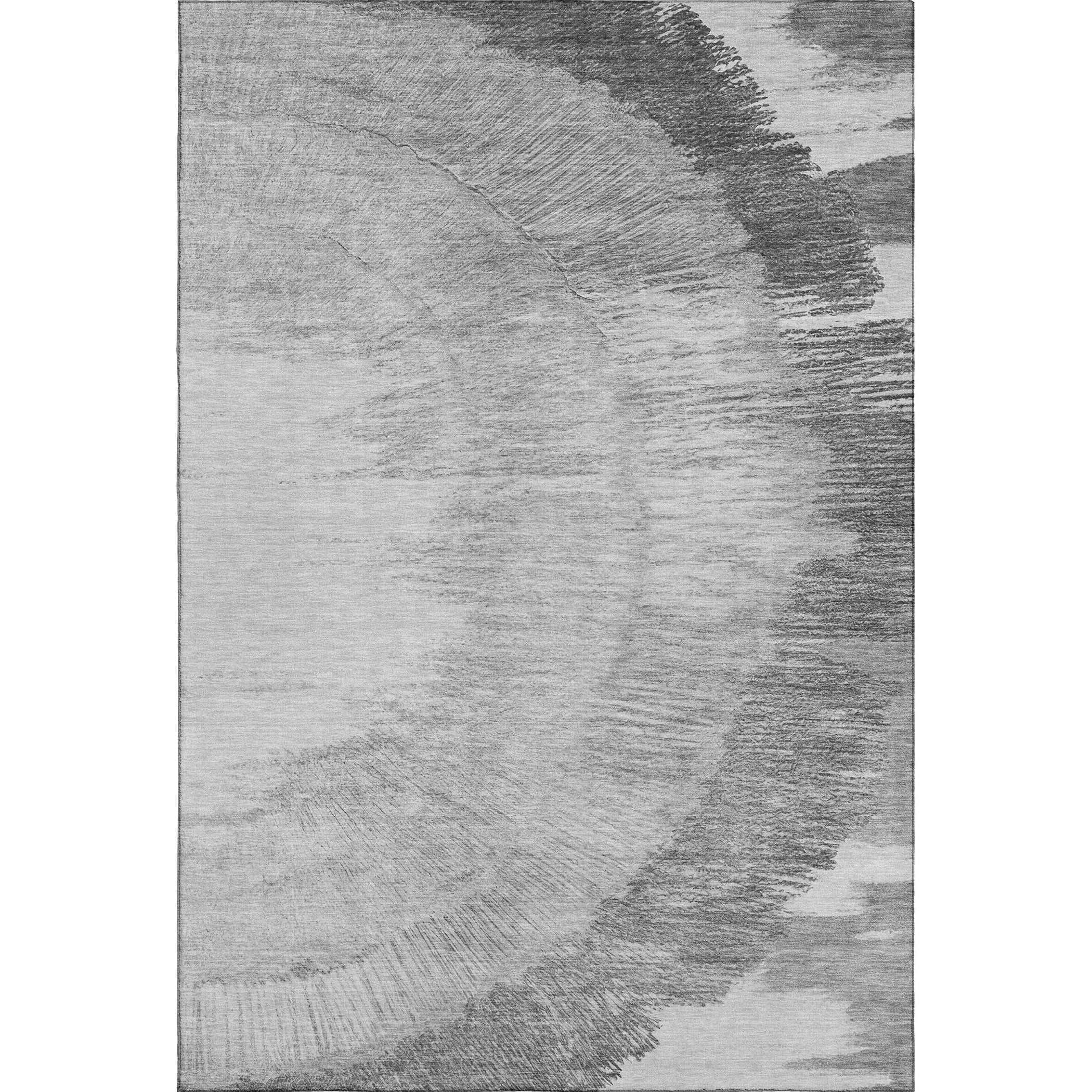 Chiang Mai Machine Washable Transitional Gray Rug 2'6" x 3'10" #shape_Rectangle