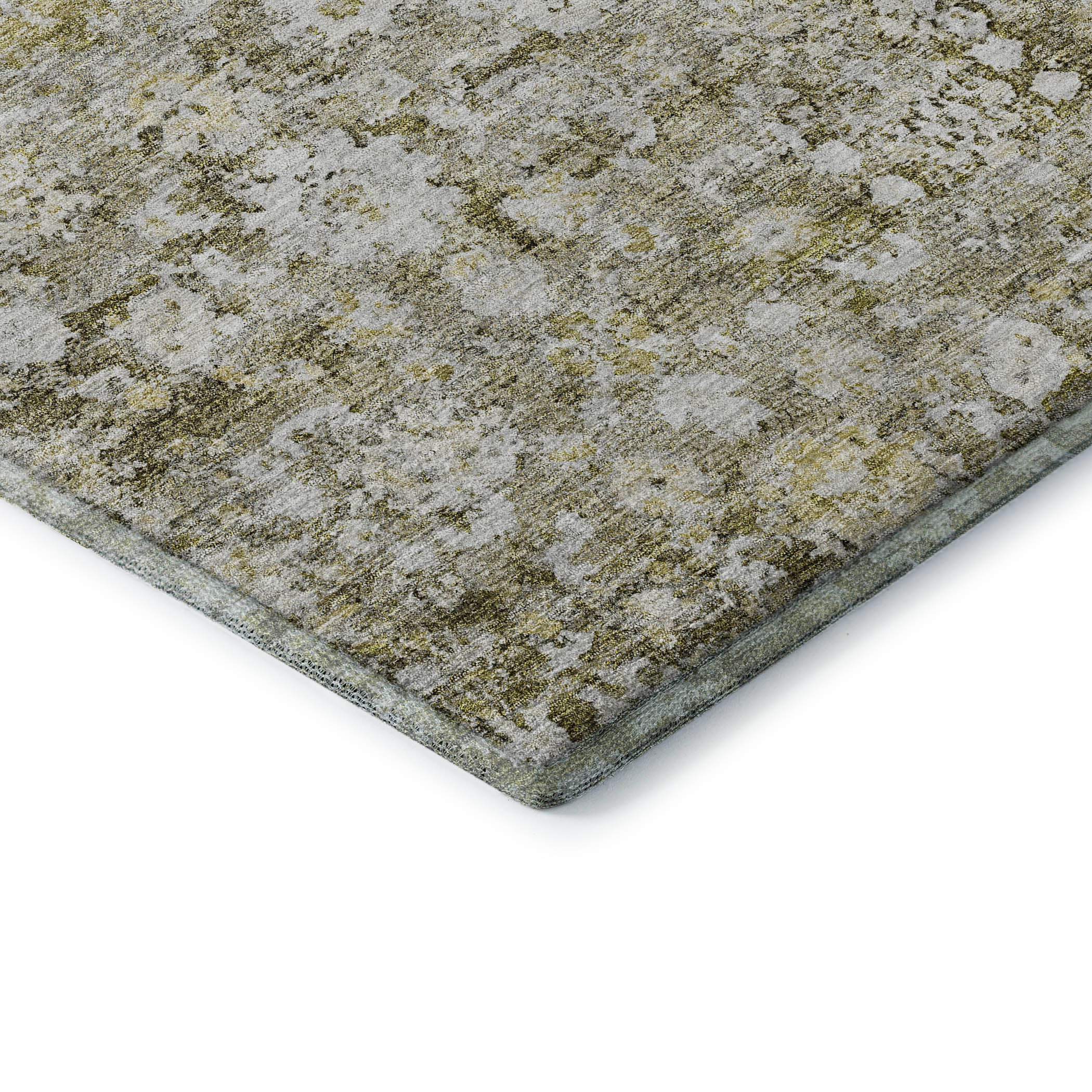 Siena Machine Washable Traditional Taupe Brown Rug 1'8" x 2'6" #shape_Rectangle