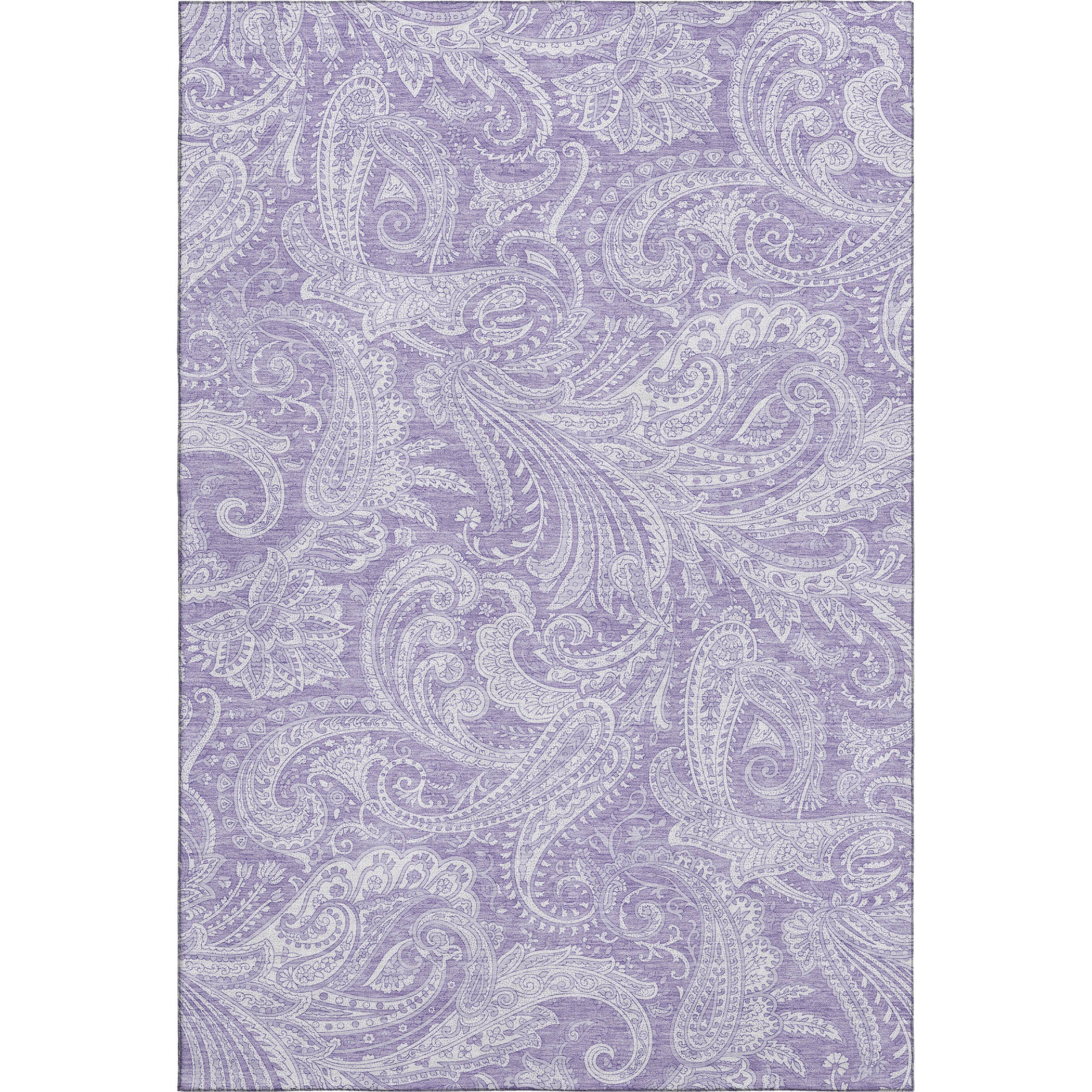 Seoul Machine Washable Transitional Lavender Purple Rug 2'6" x 3'10" #shape_Rectangle