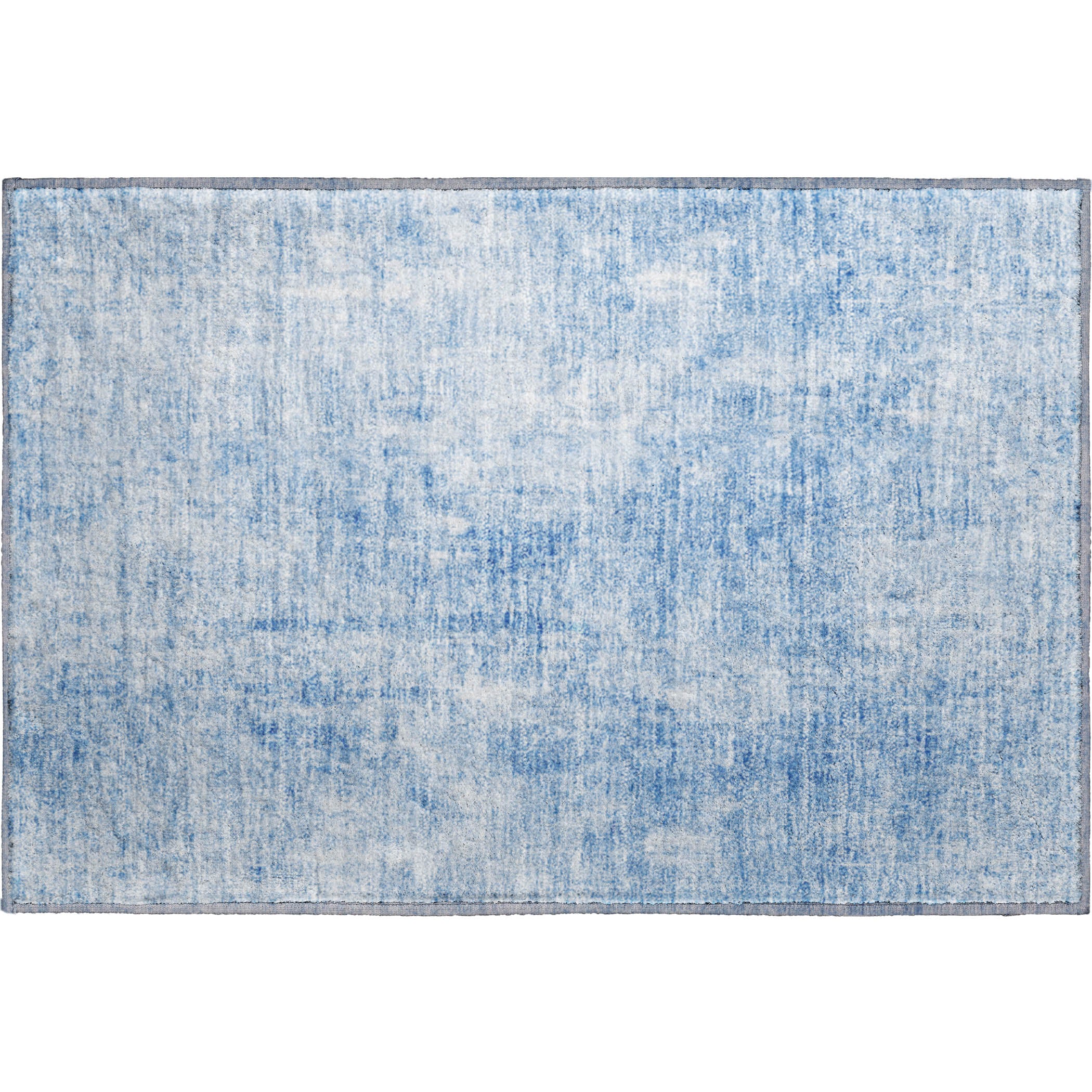 Bergen Machine Washable Transitional Blue Rug 1'8" x 2'6" #shape_Rectangle