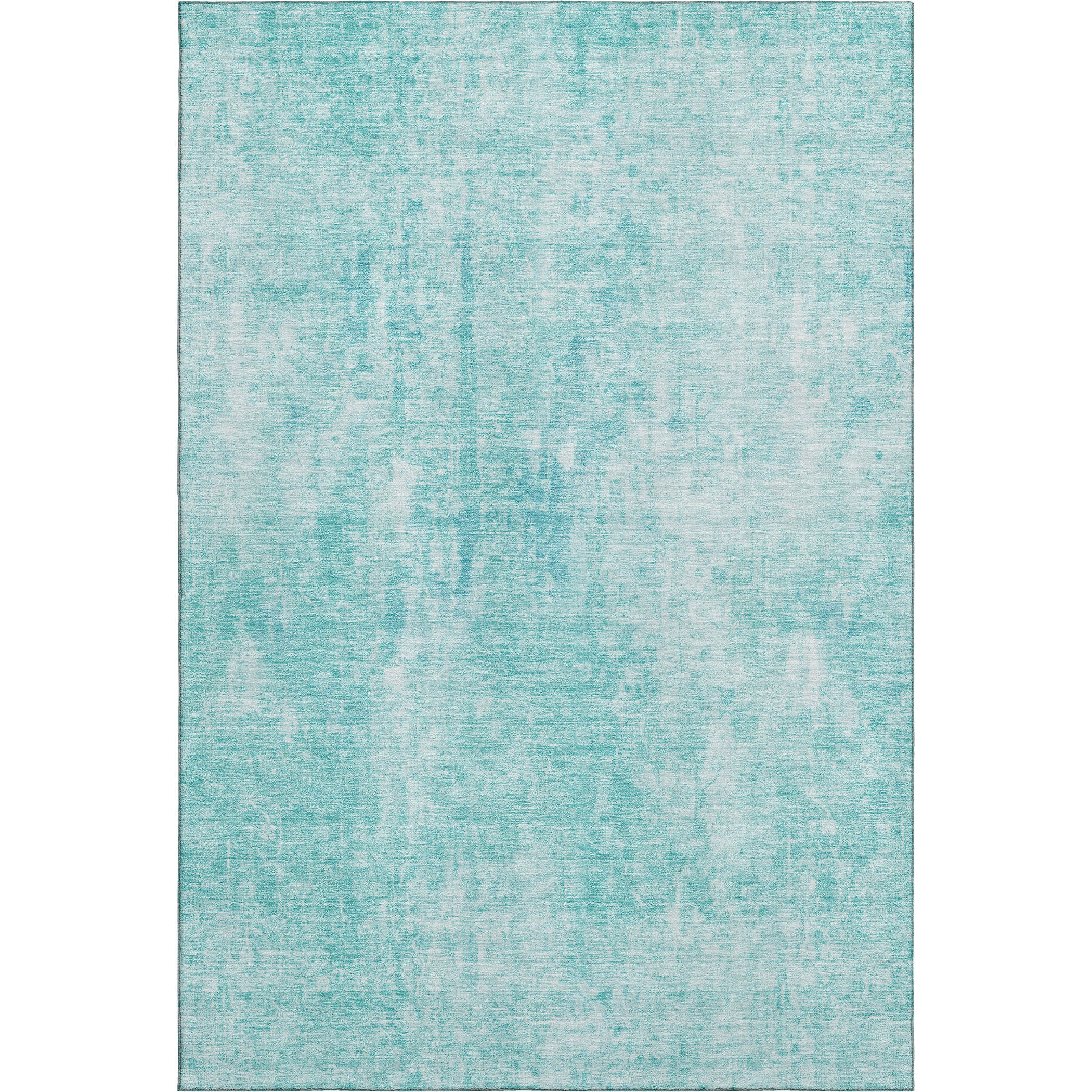 Bergen Machine Washable Transitional Teal Rug 2'6" x 3'10" #shape_Rectangle