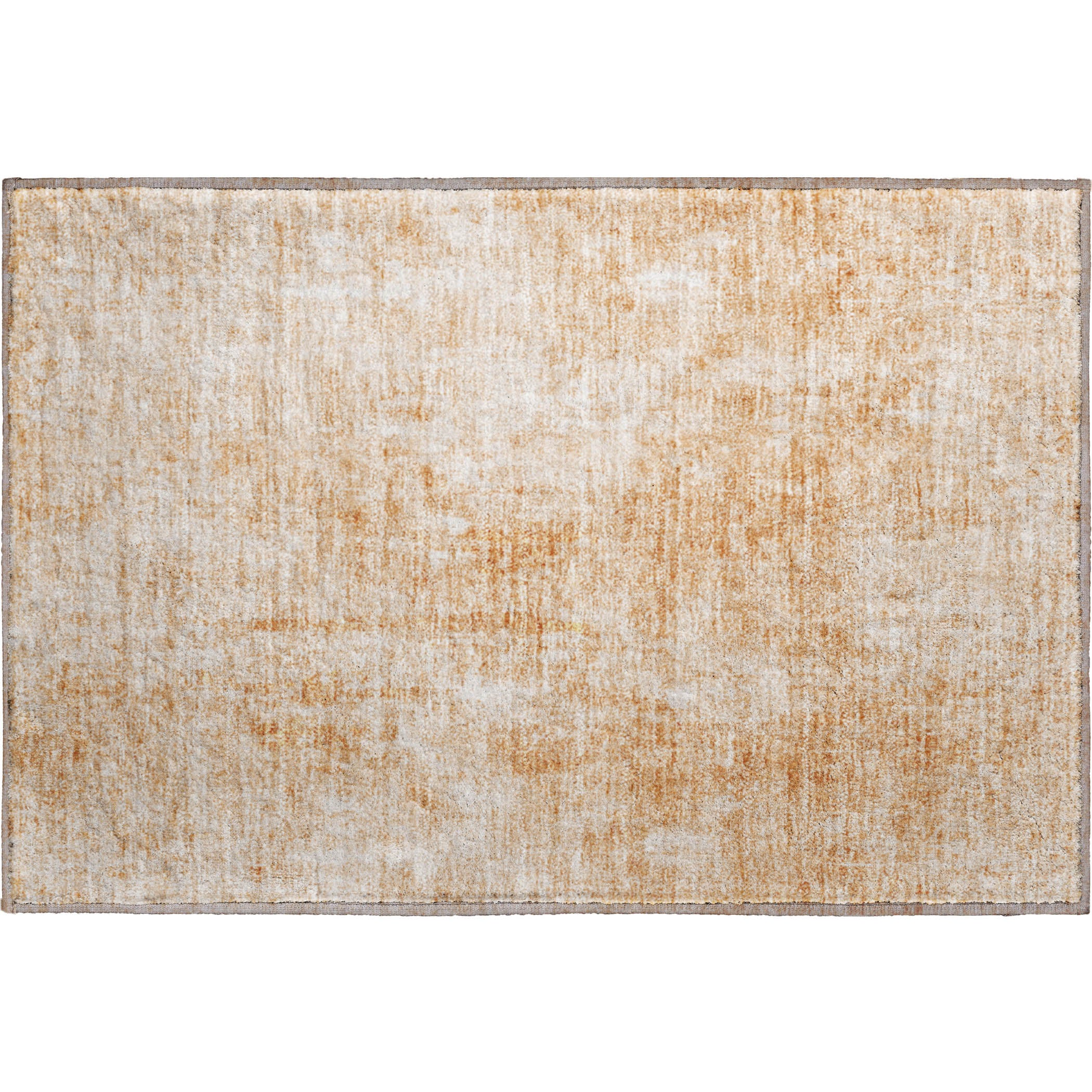 Bergen Machine Washable Transitional Terracotta Orange Rug 1'8" x 2'6" #shape_Rectangle