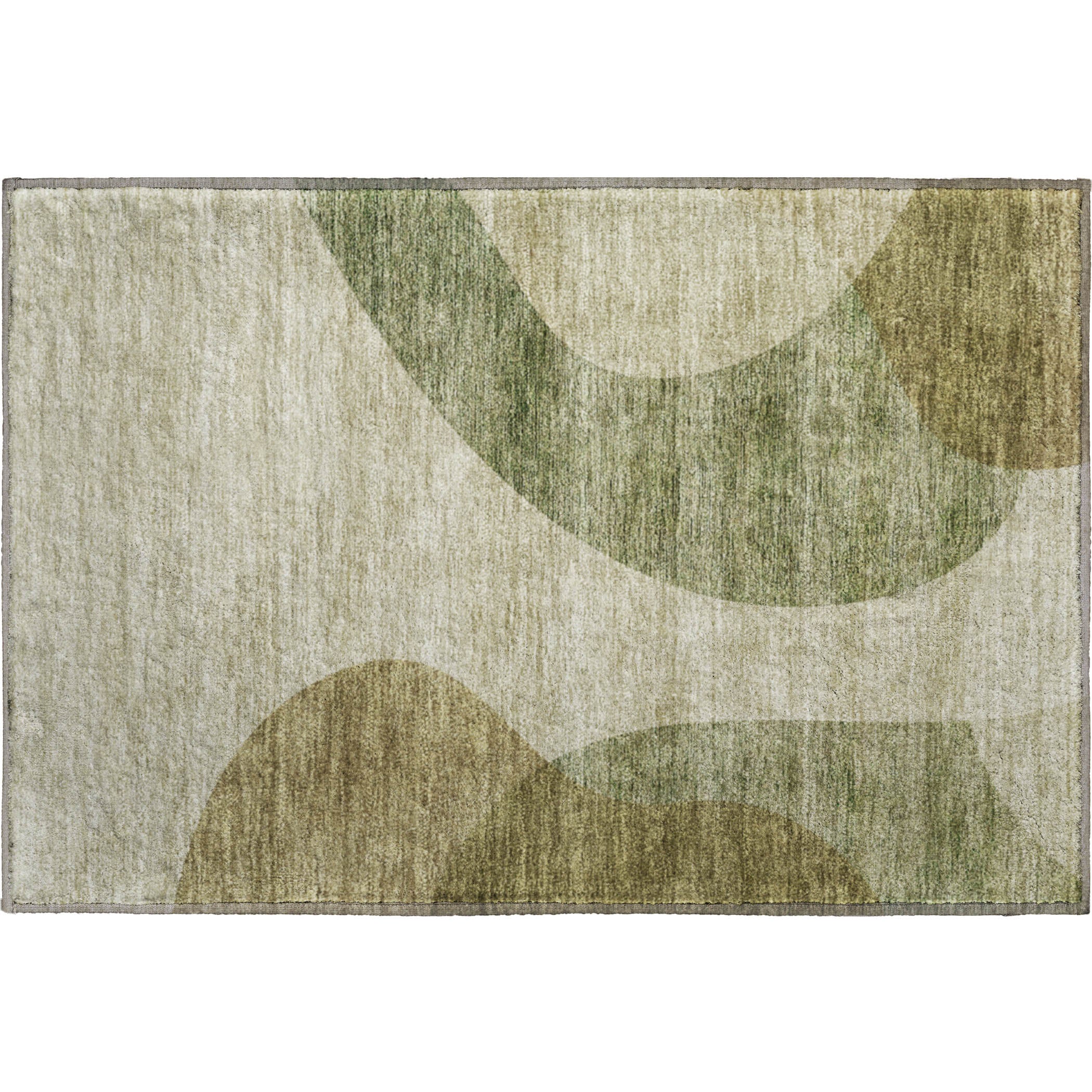 Bogota Machine Washable Transitional Beige Brown Rug 1'8" x 2'6" #shape_Rectangle
