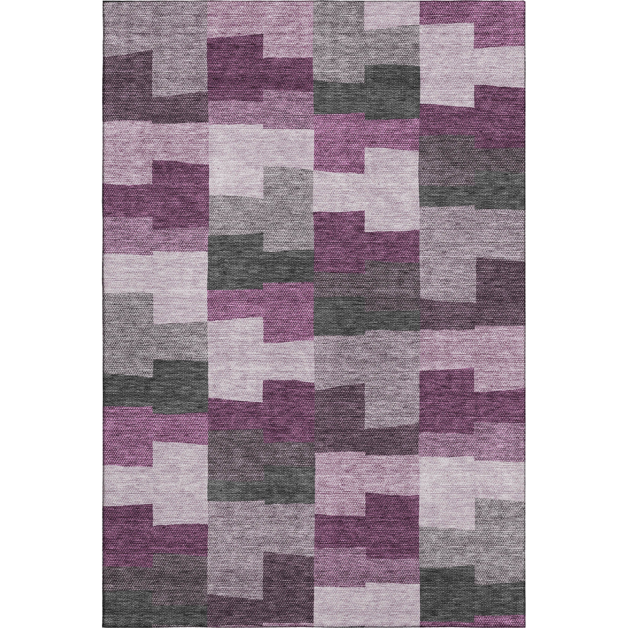 Reykjavik Machine Washable Transitional Merlot Red Rug 2'6" x 3'10" #shape_Rectangle