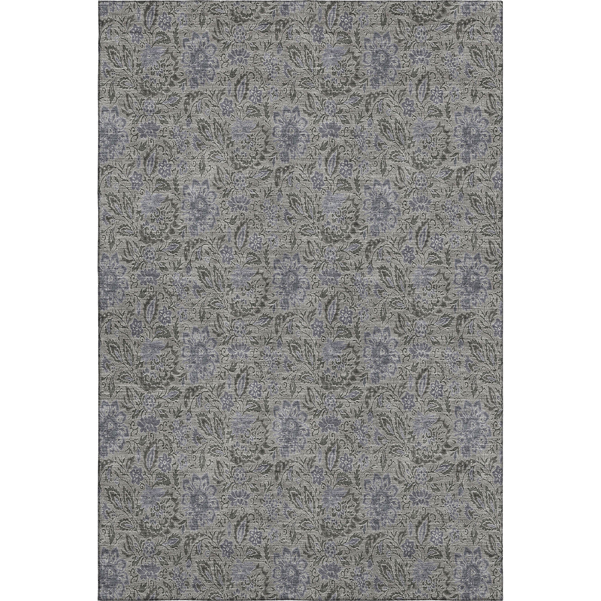 Kotor Machine Washable Transitional Khaki Brown Rug 2'6" x 3'10" #shape_Rectangle