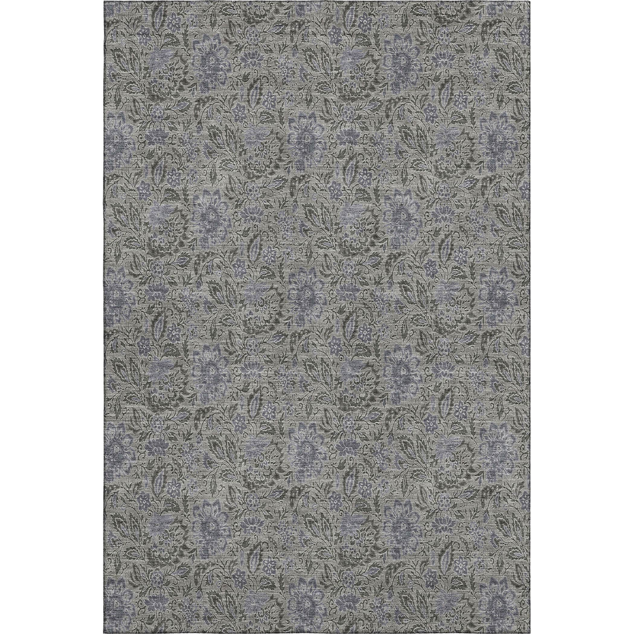 Kotor Machine Washable Transitional Khaki Brown Rug 2'6" x 3'10" #shape_Rectangle