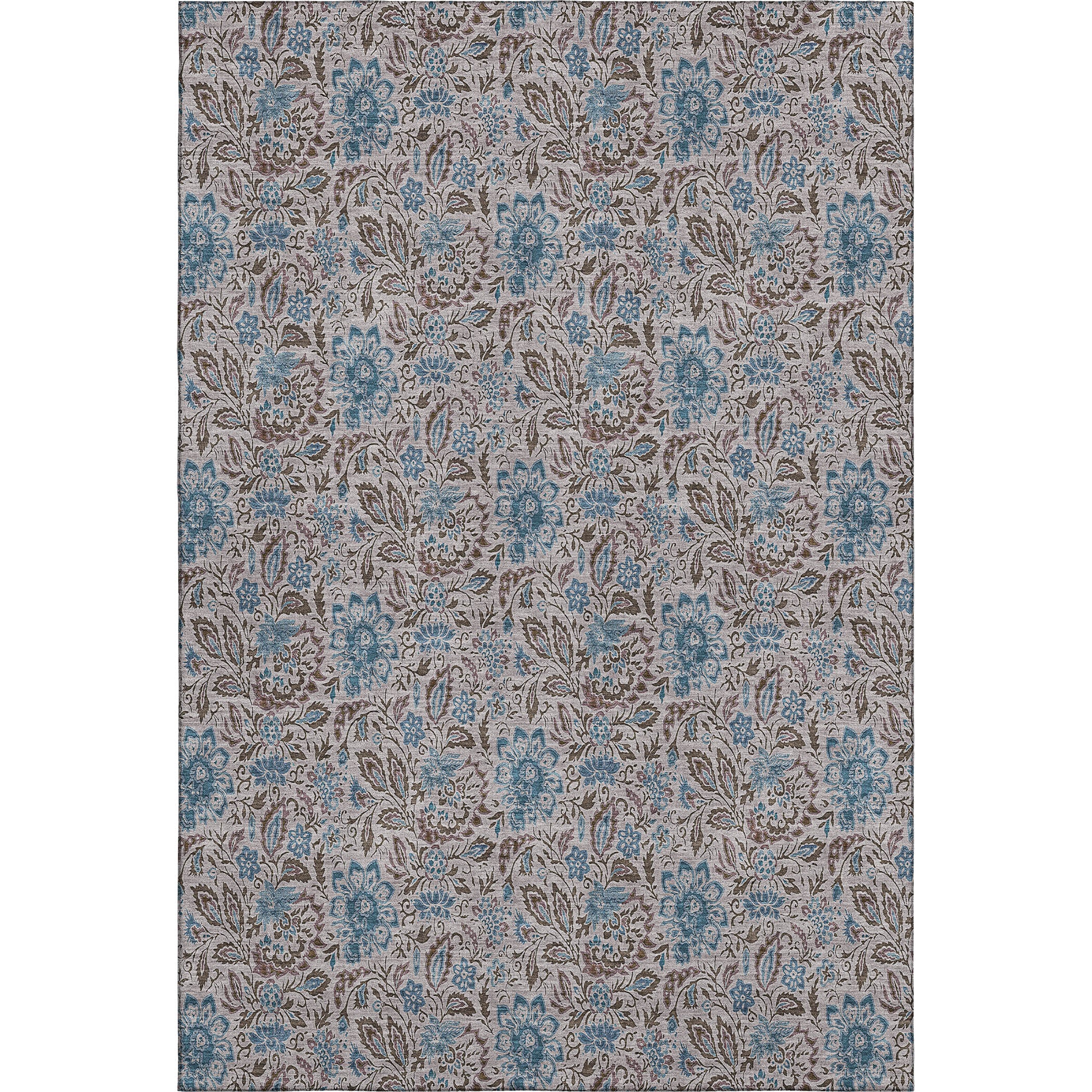 Kotor Machine Washable Transitional Mocha Brown Rug 2'6" x 3'10" #shape_Rectangle