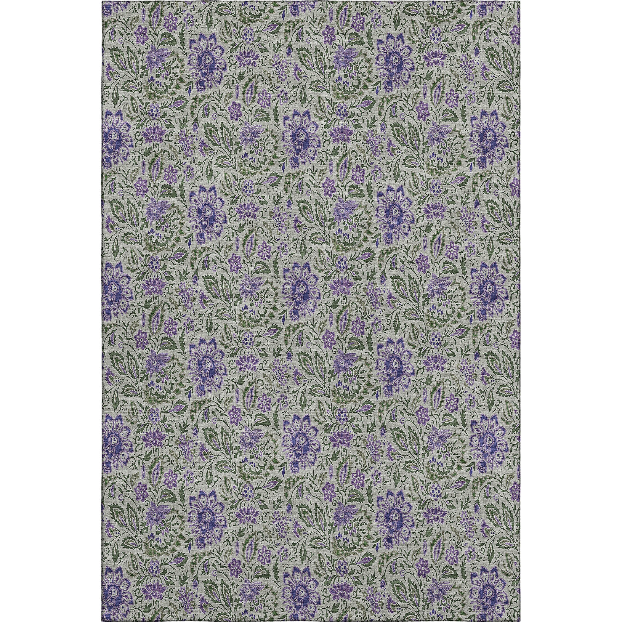 Kotor Machine Washable Transitional Olive Green Rug 2'6" x 3'10" #shape_Rectangle