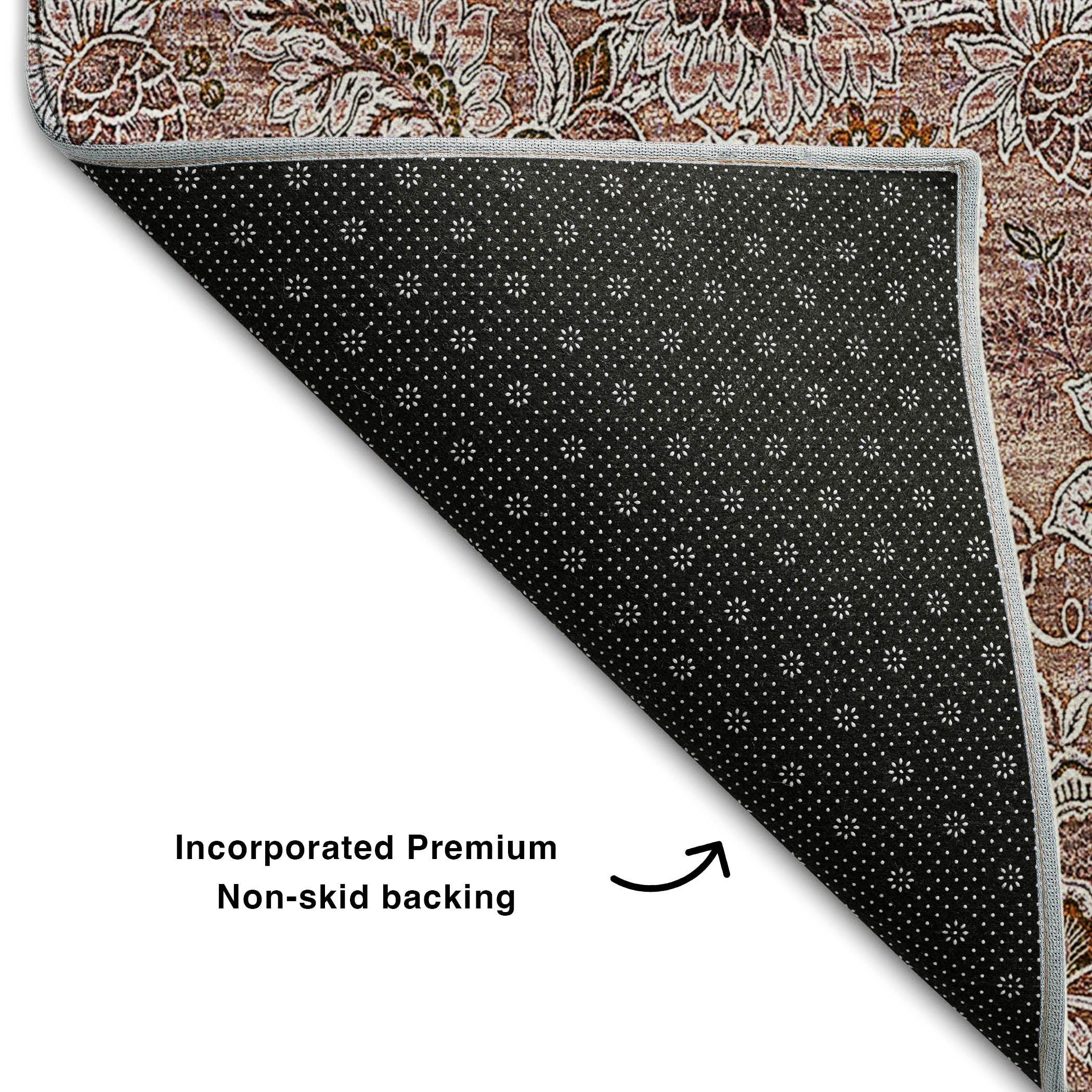 Havana Machine Washable Transitional Copper Orange Rug 1'8" x 2'6" #shape_Rectangle