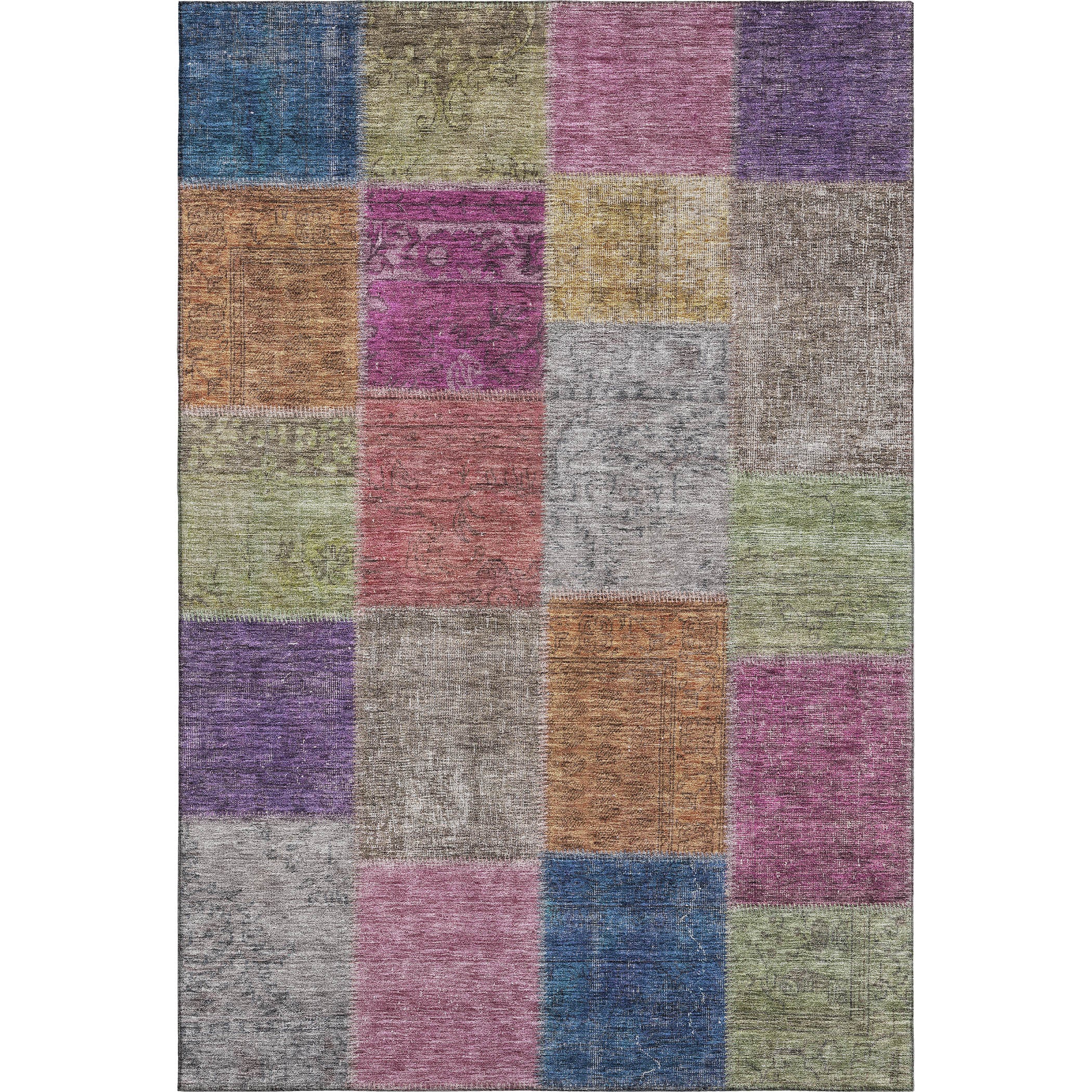 Havana Machine Washable Transitional Copper Orange Rug 2'6" x 3'10" #shape_Rectangle