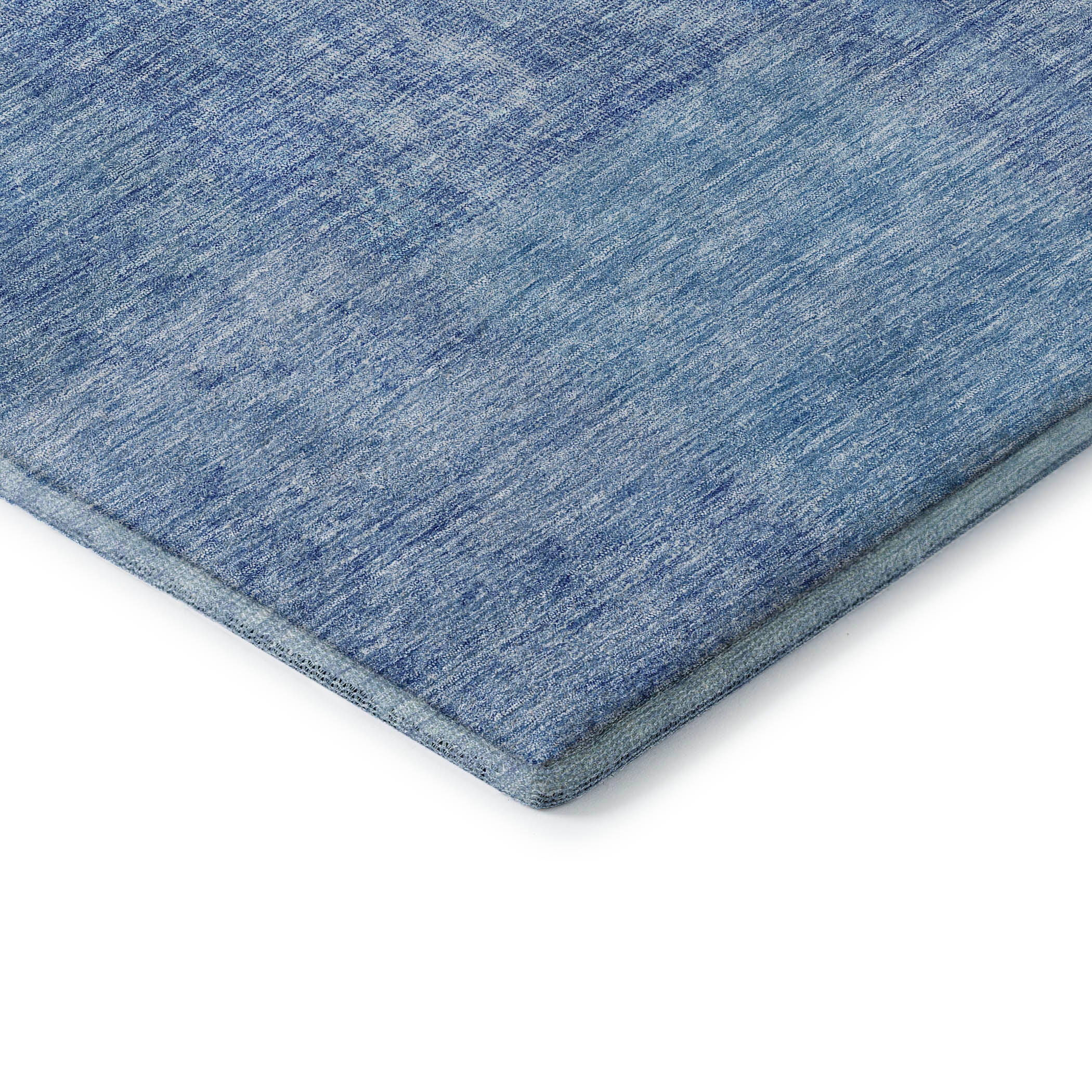 Dublin Machine Washable Transitional Denim Blue Rug 1'8" x 2'6" #shape_Rectangle
