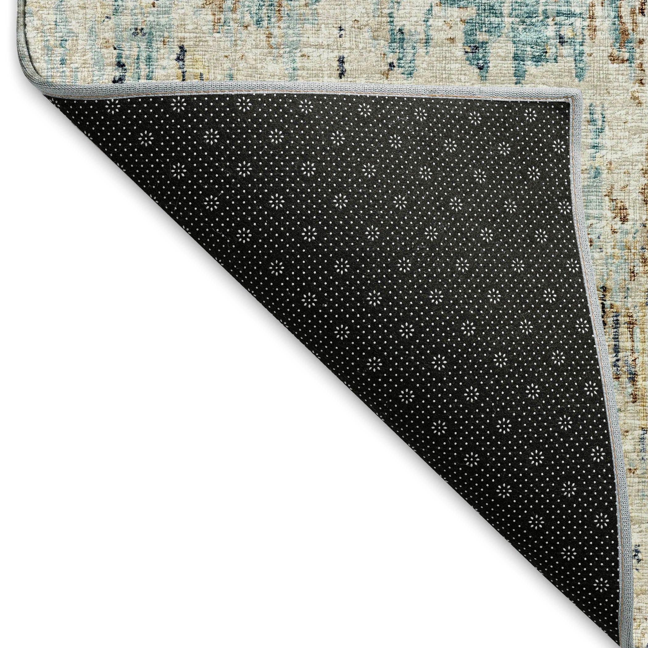 Bruges Machine Washable Transitional Moody Multi Rug 1'8" x 2'6" #shape_Rectangle