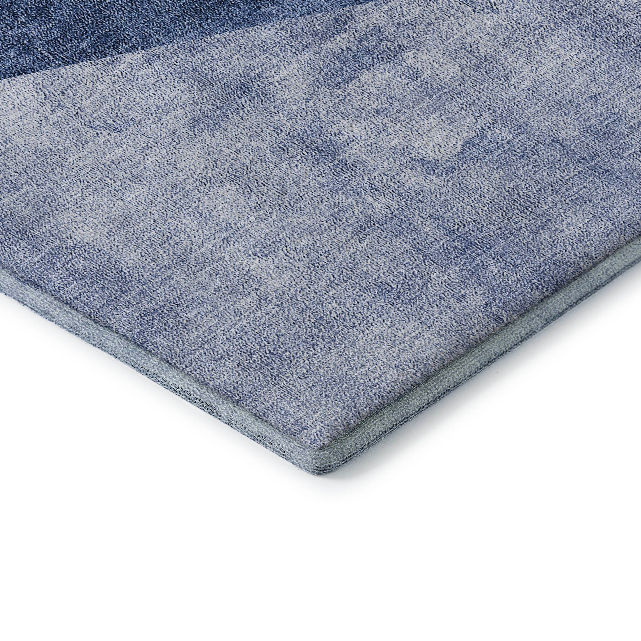 Lucerne Machine Washable Transitional Blue Rug 1'8" x 2'6" #shape_Rectangle