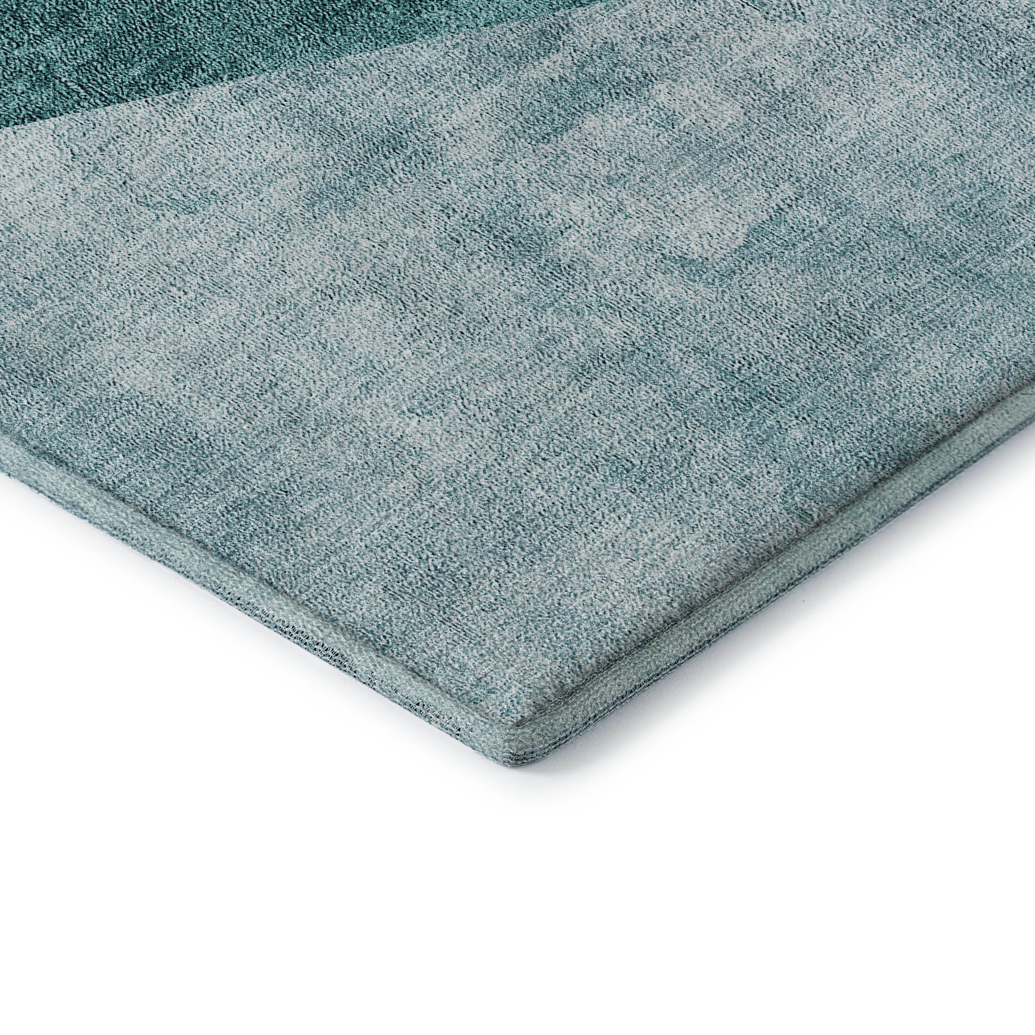 Lucerne Machine Washable Transitional Teal Rug 1'8" x 2'6" #shape_Rectangle