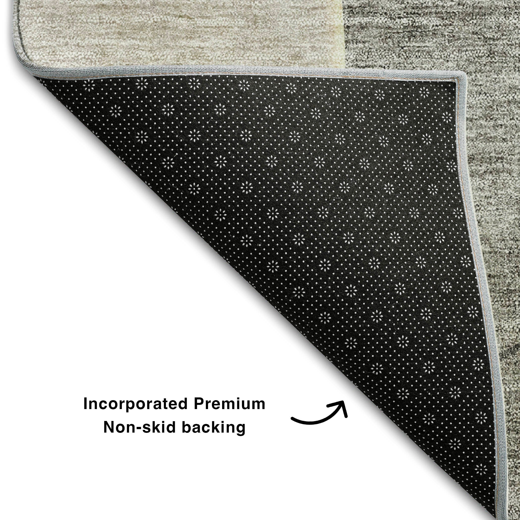 Cairo Machine Washable Transitional Beige Brown Rug 1'8" x 2'6" #shape_Rectangle
