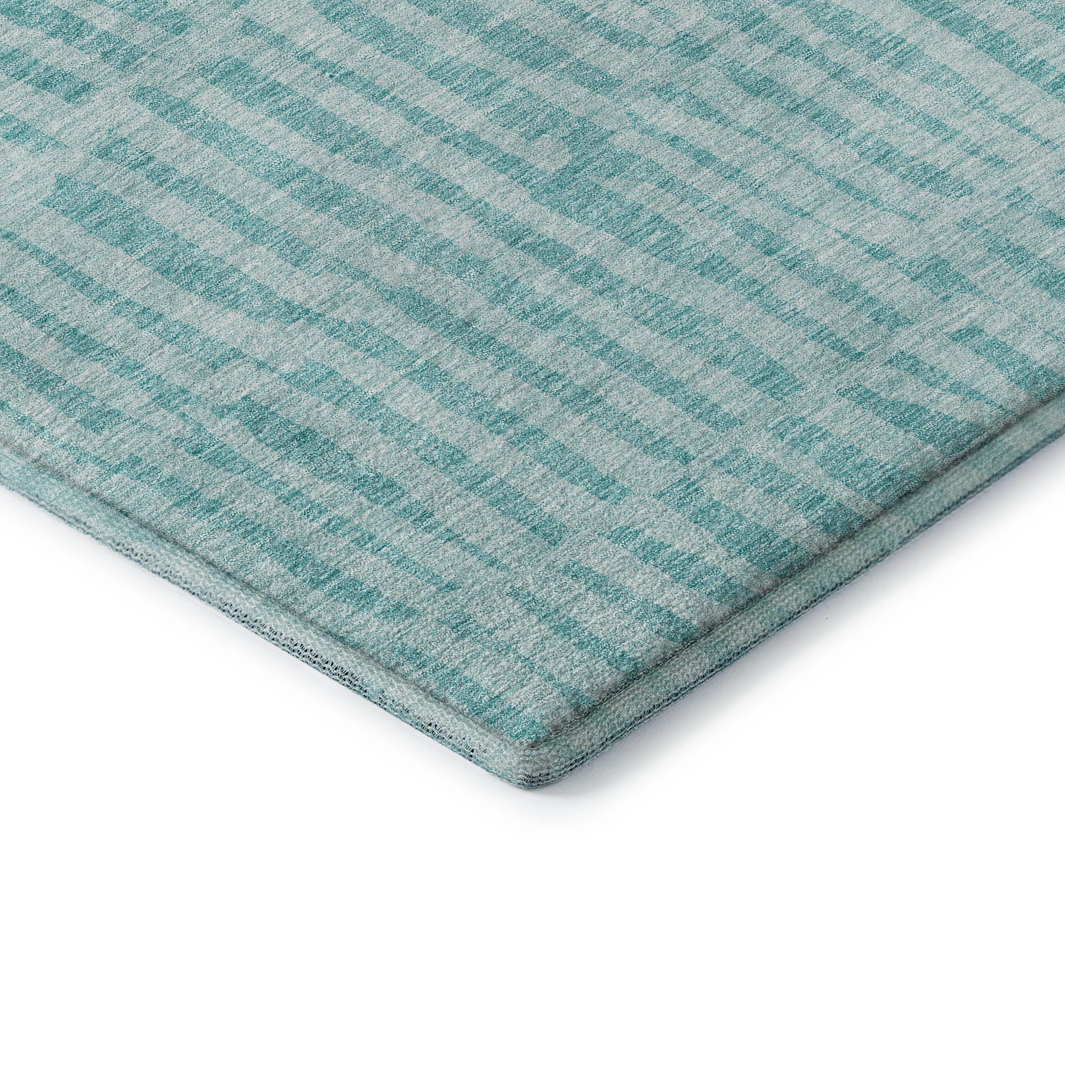 Sarajevo Machine Washable Transitional Teal Rug 1'8" x 2'6" #shape_Rectangle
