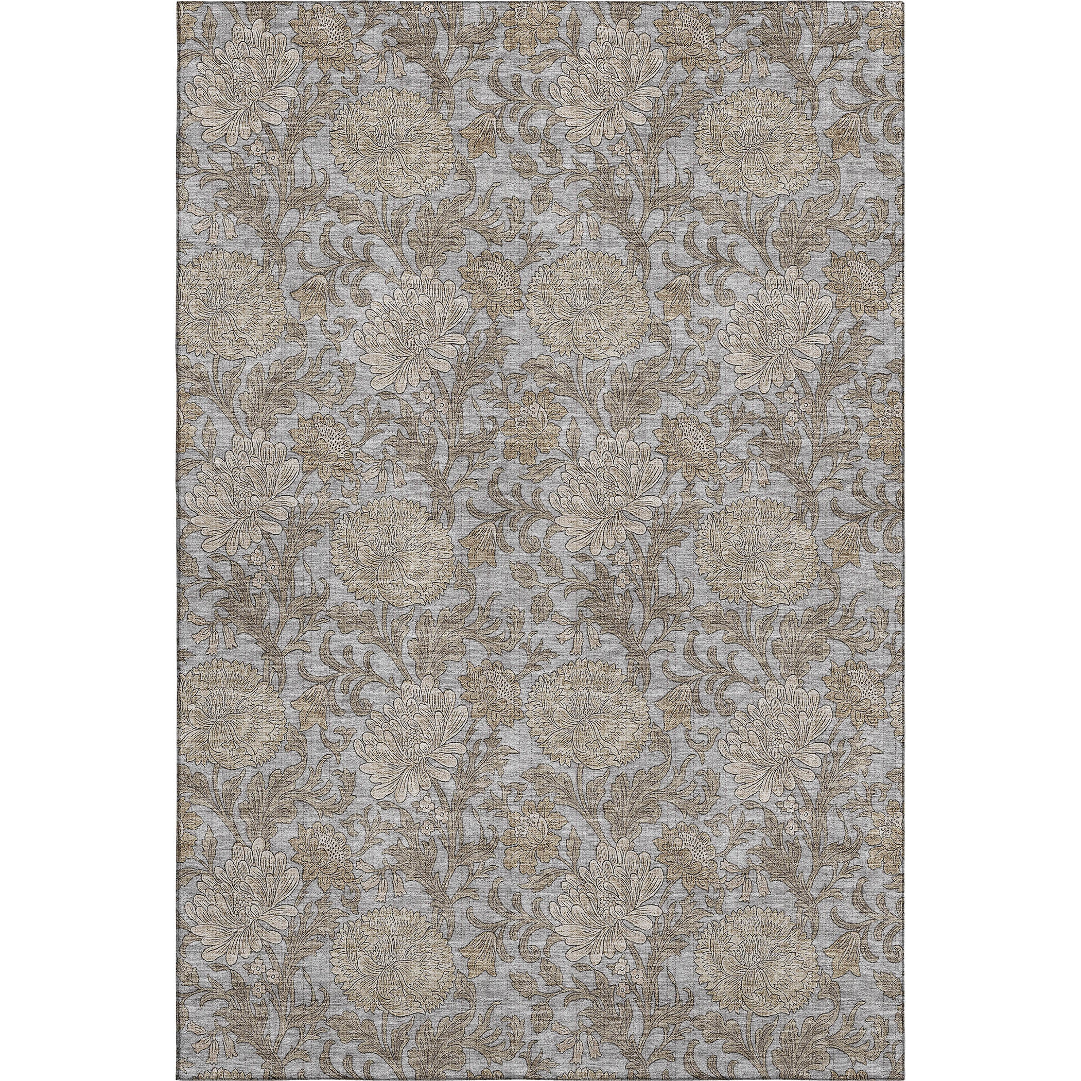 Sintra Machine Washable Transitional Gray Rug 2'6" x 3'10" #shape_Rectangle