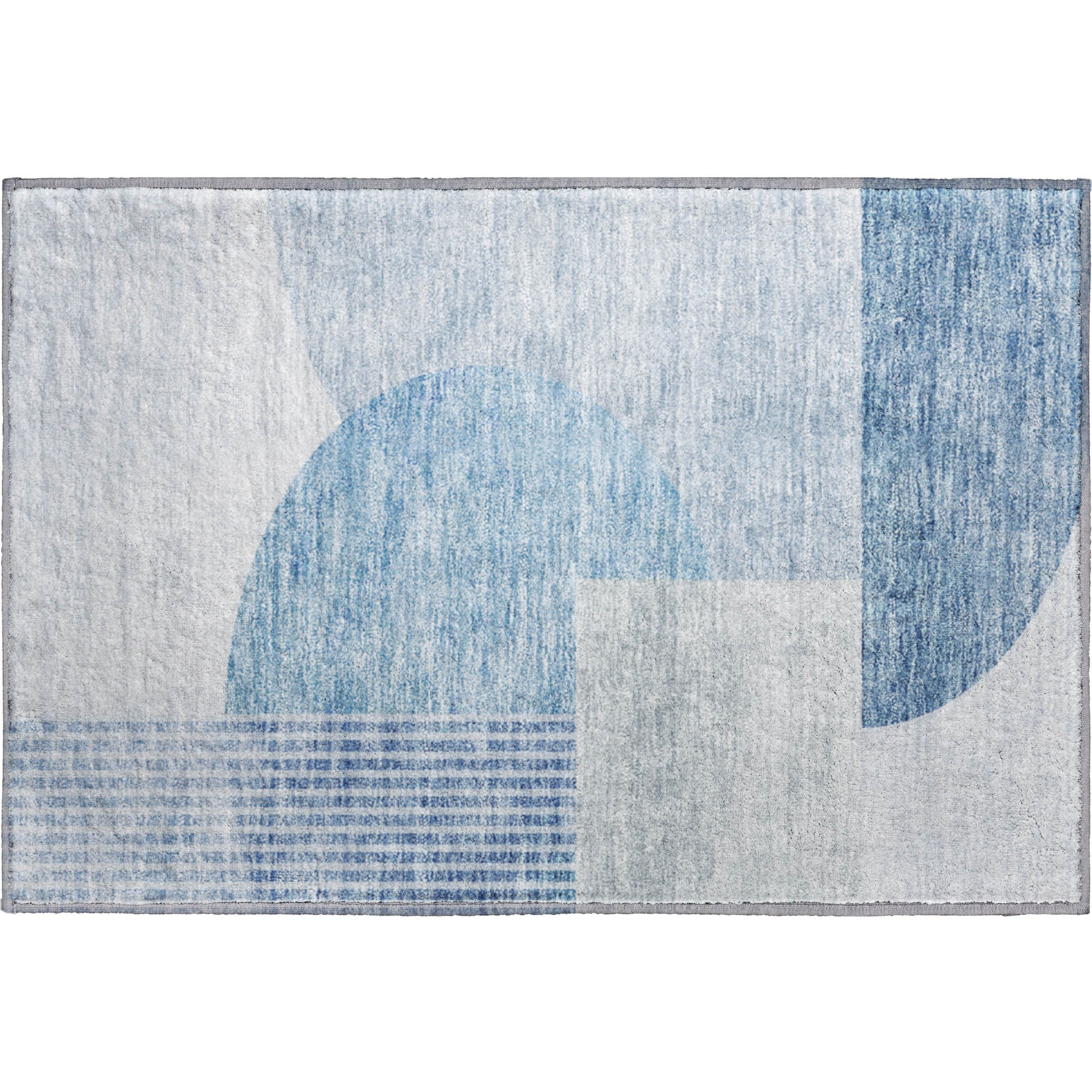 Montevideo Machine Washable Transitional Blue Rug 1'8" x 2'6" #shape_Rectangle