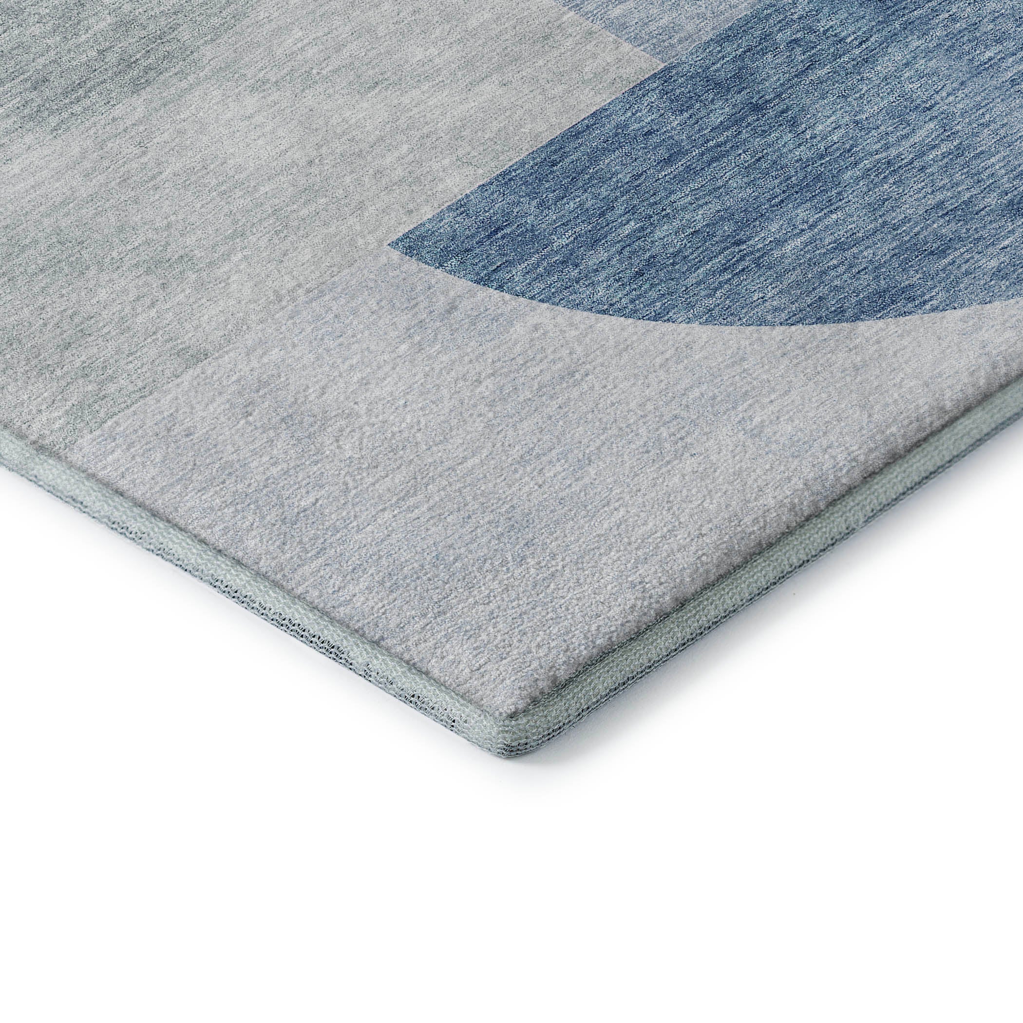 Montevideo Machine Washable Transitional Blue Rug 1'8" x 2'6" #shape_Rectangle