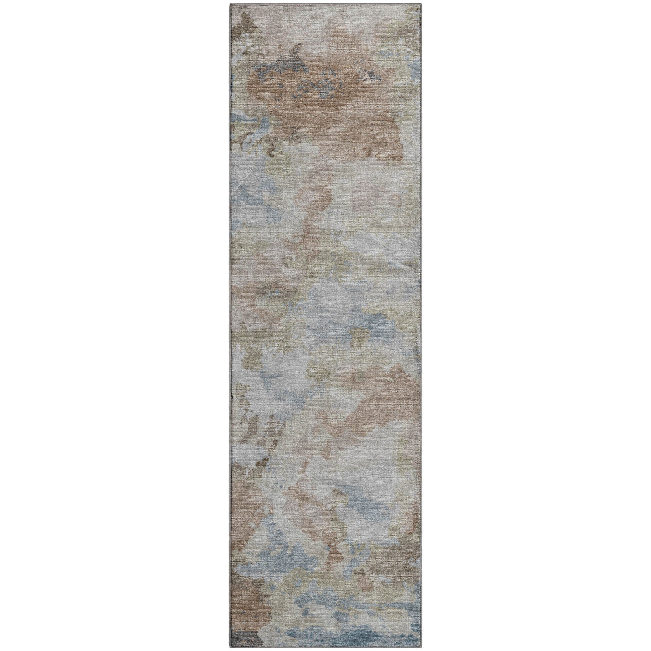 Valletta Machine Washable Transitional Moody Multi Rug 2'3" x 7'6" #shape_Runner