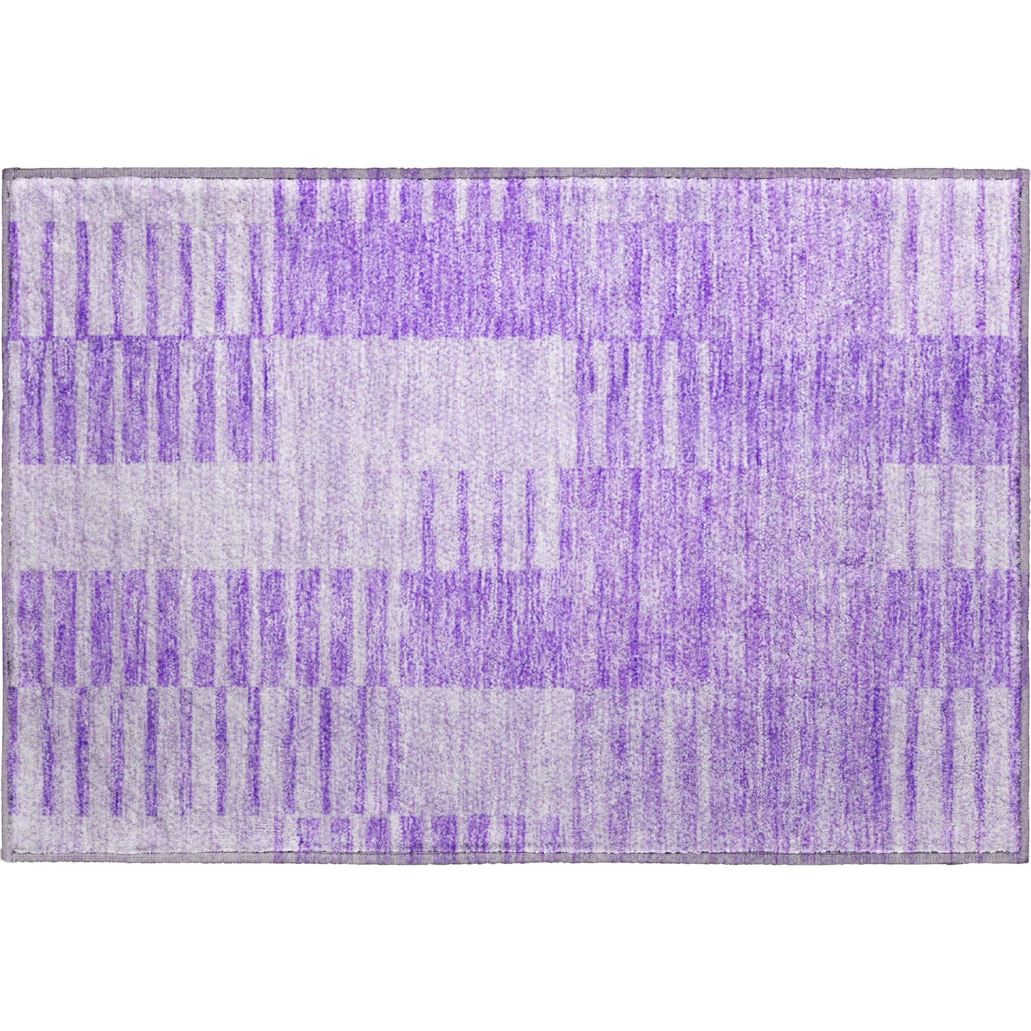 Bangkok Machine Washable Transitional Lavender Purple Rug 1'8" x 2'6" #shape_Rectangle