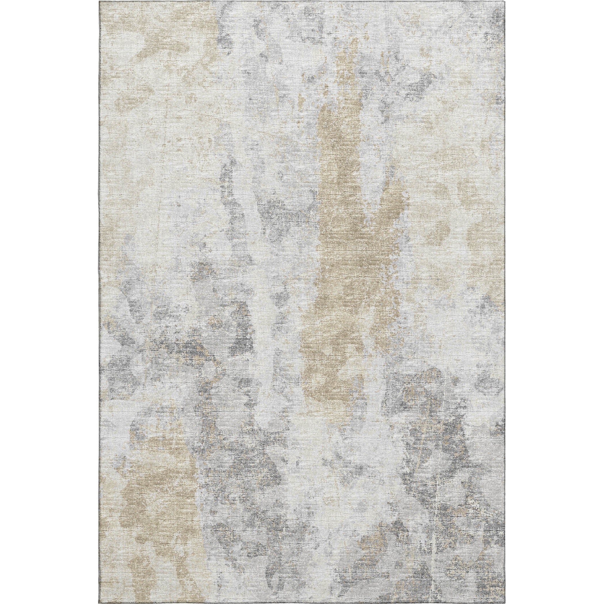 Marrakech Machine Washable Transitional Moody Ivory Rug 2'6" x 3'10" #shape_Rectangle