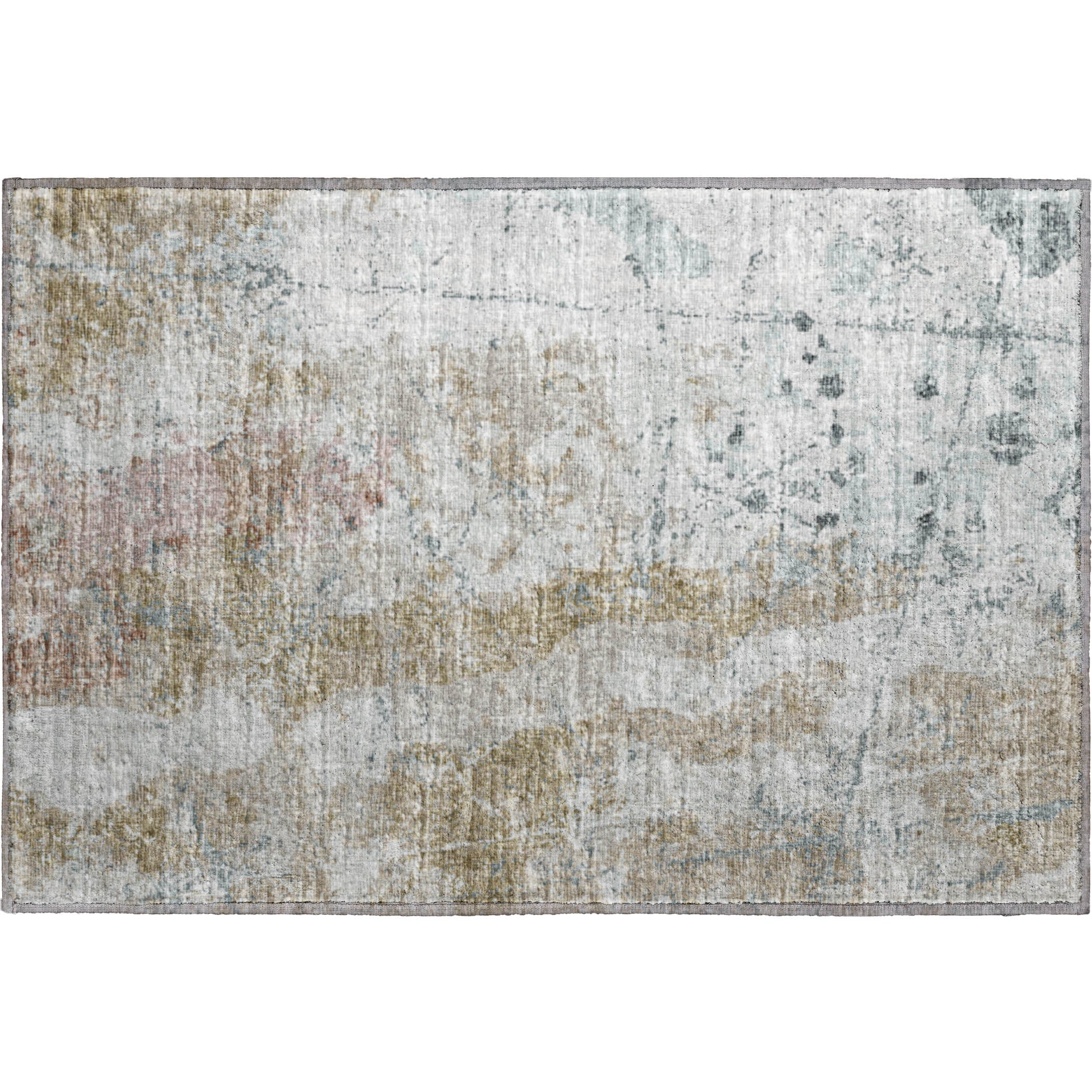 Marrakech Machine Washable Transitional Multi Blue Rug 1'8" x 2'6" #shape_Rectangle