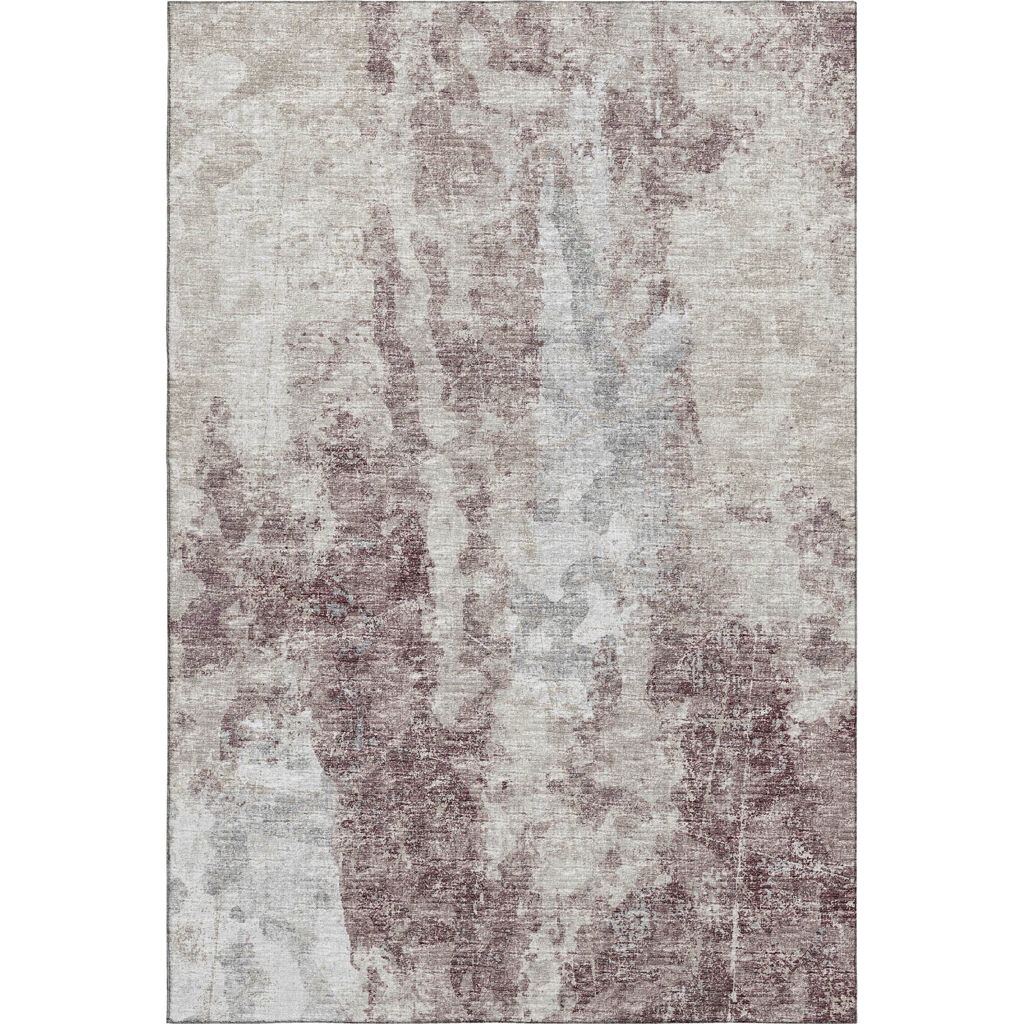 Marrakech Machine Washable Transitional Plum Multi Rug 2'6" x 3'10" #shape_Rectangle