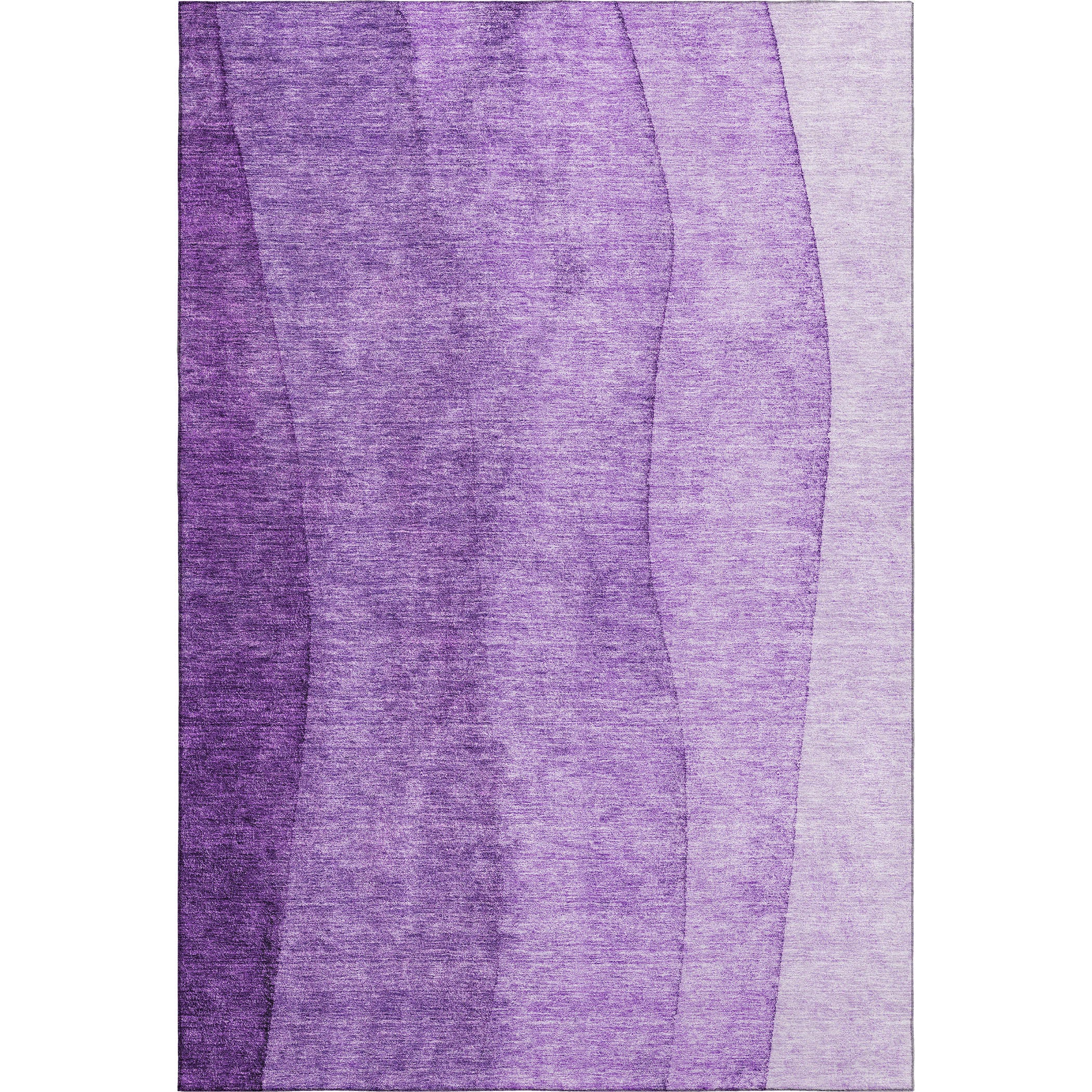 Florence Machine Washable Transitional Purple Rug 2'6" x 3'10" #shape_Rectangle