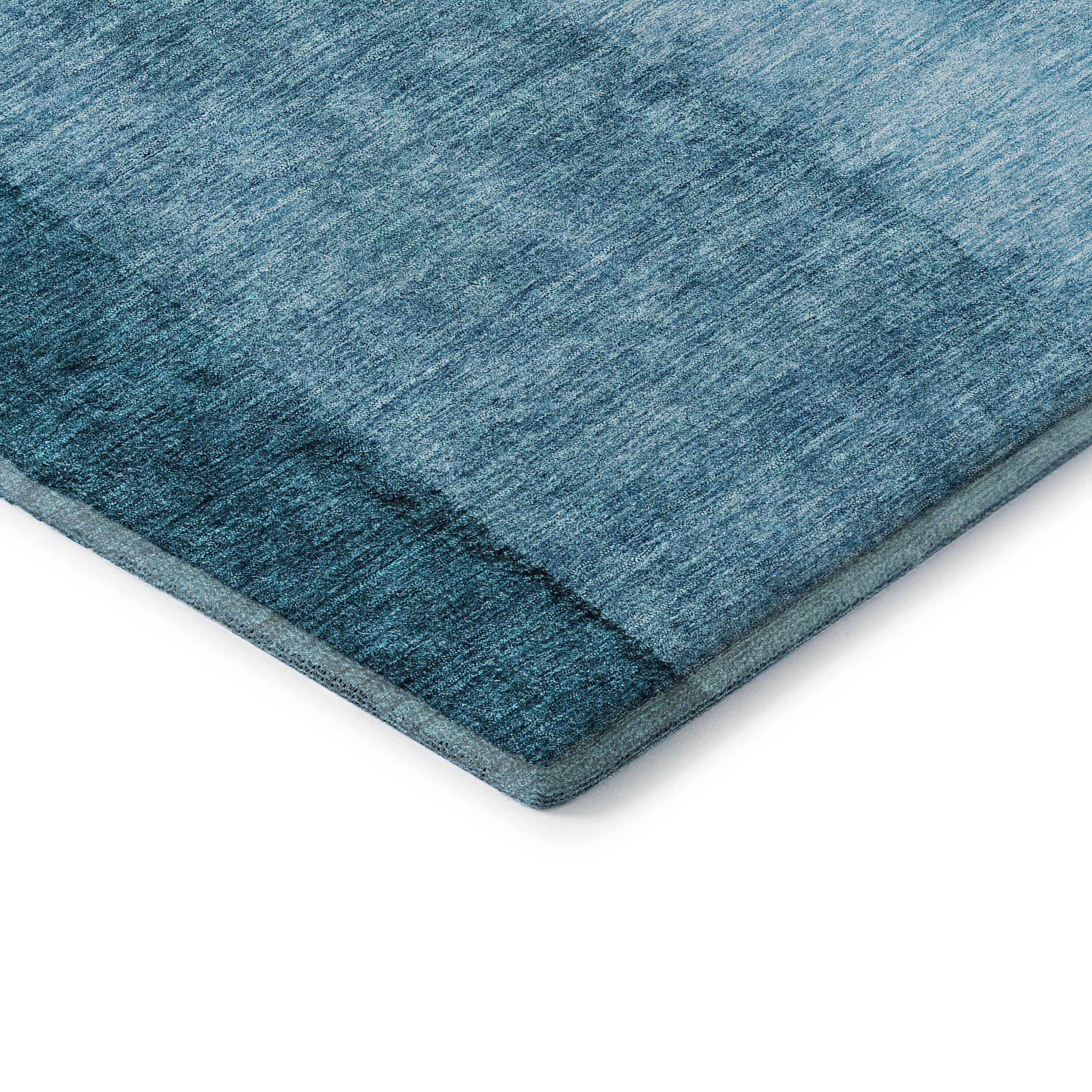 Florence Machine Washable Transitional Teal Rug 1'8" x 2'6" #shape_Rectangle
