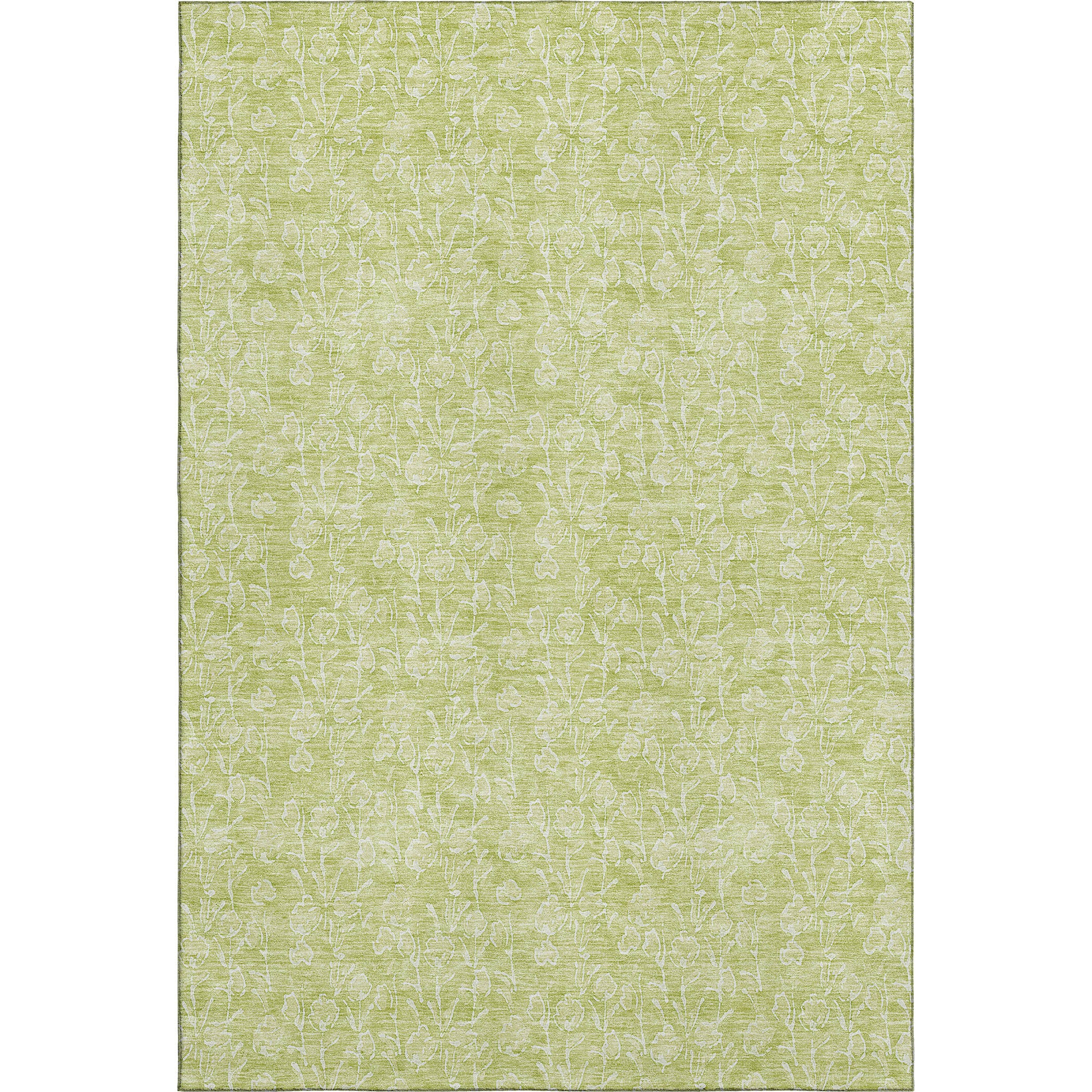 Montevideo Machine Washable Transitional Aloe Green Rug 2'6" x 3'10" #shape_Rectangle