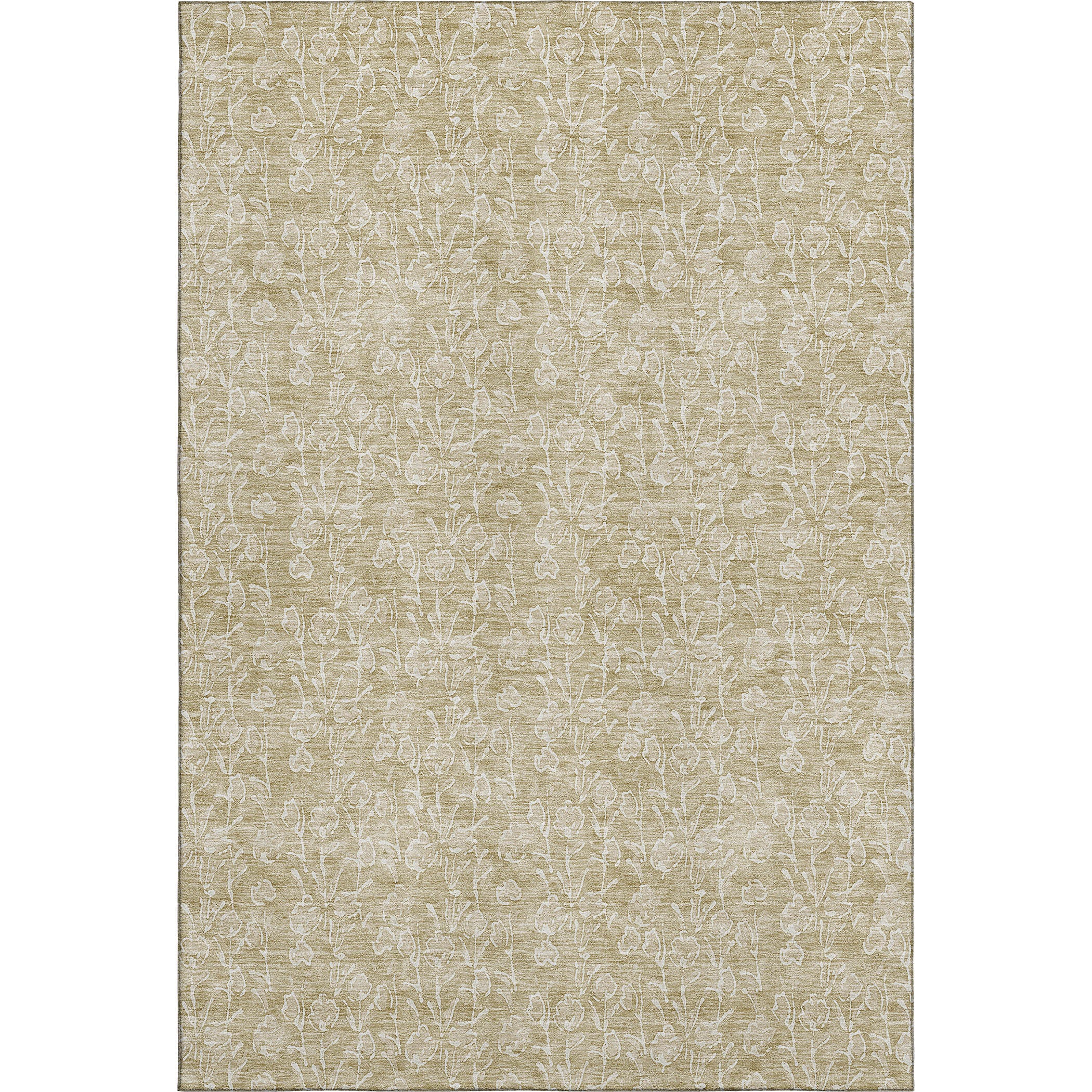 Montevideo Machine Washable Transitional Beige Brown Rug 2'6" x 3'10" #shape_Rectangle