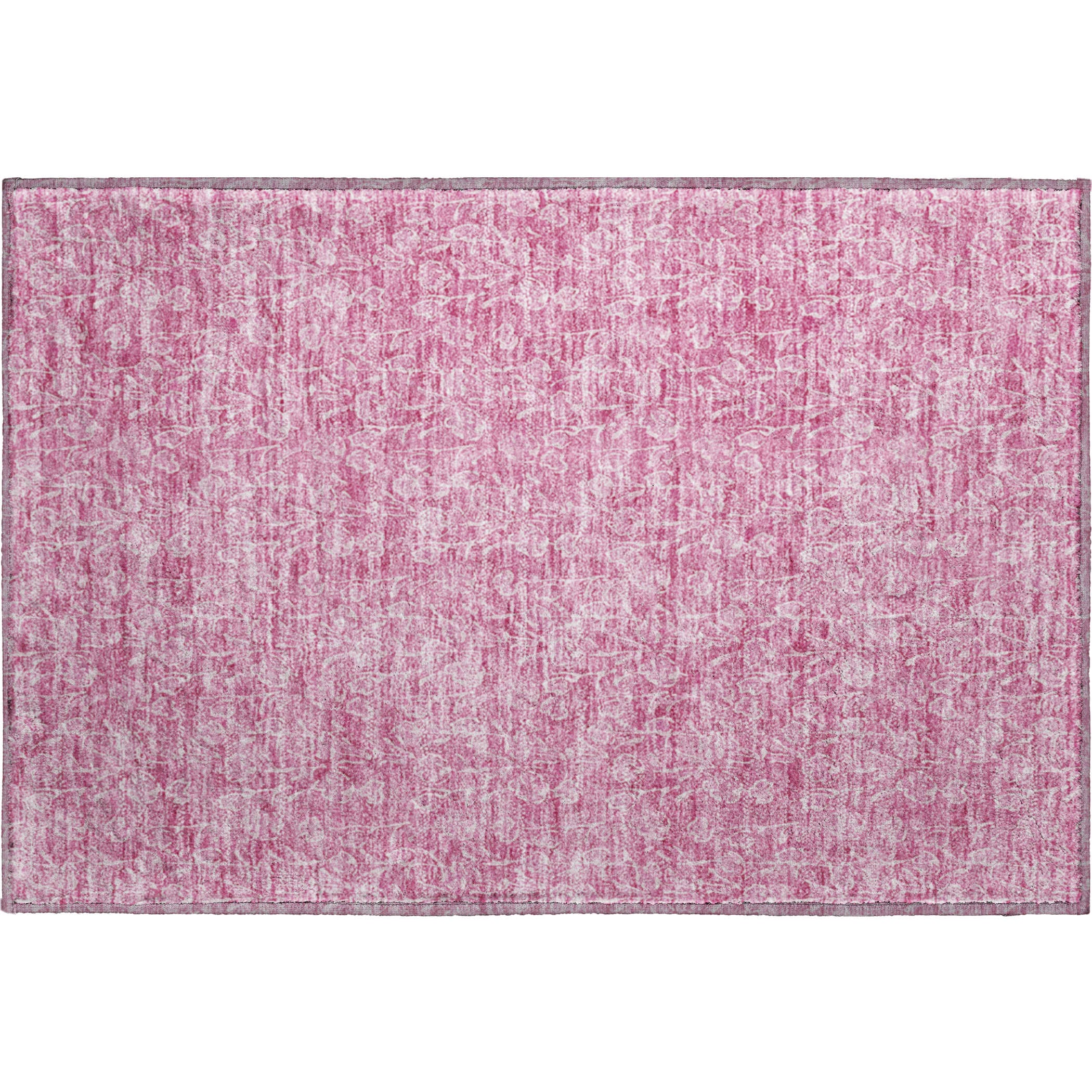 Montevideo Machine Washable Transitional Blush Pink Rug 1'8" x 2'6" #shape_Rectangle