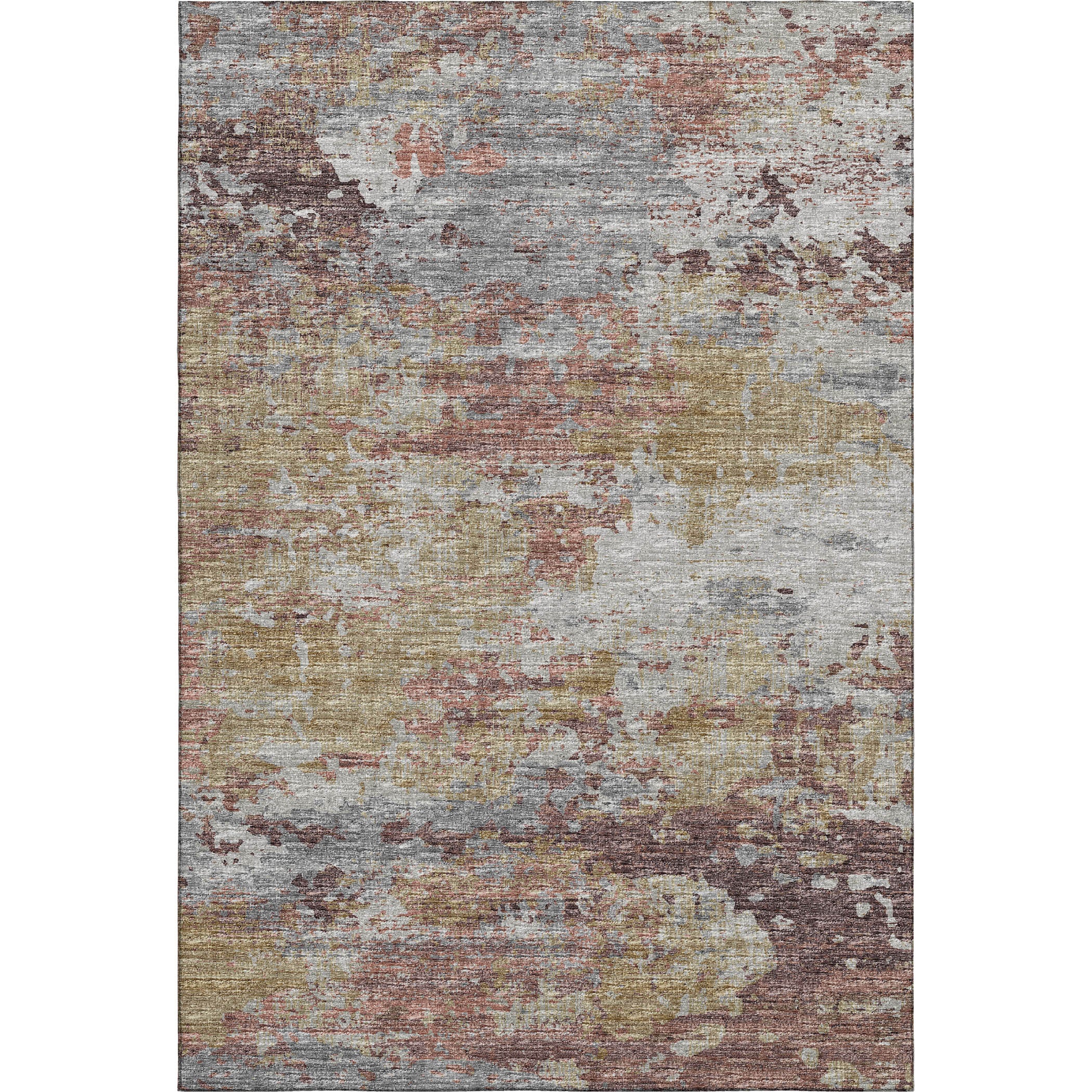 Dublin Machine Washable Transitional Multi Rug 2'6" x 3'10" #shape_Rectangle