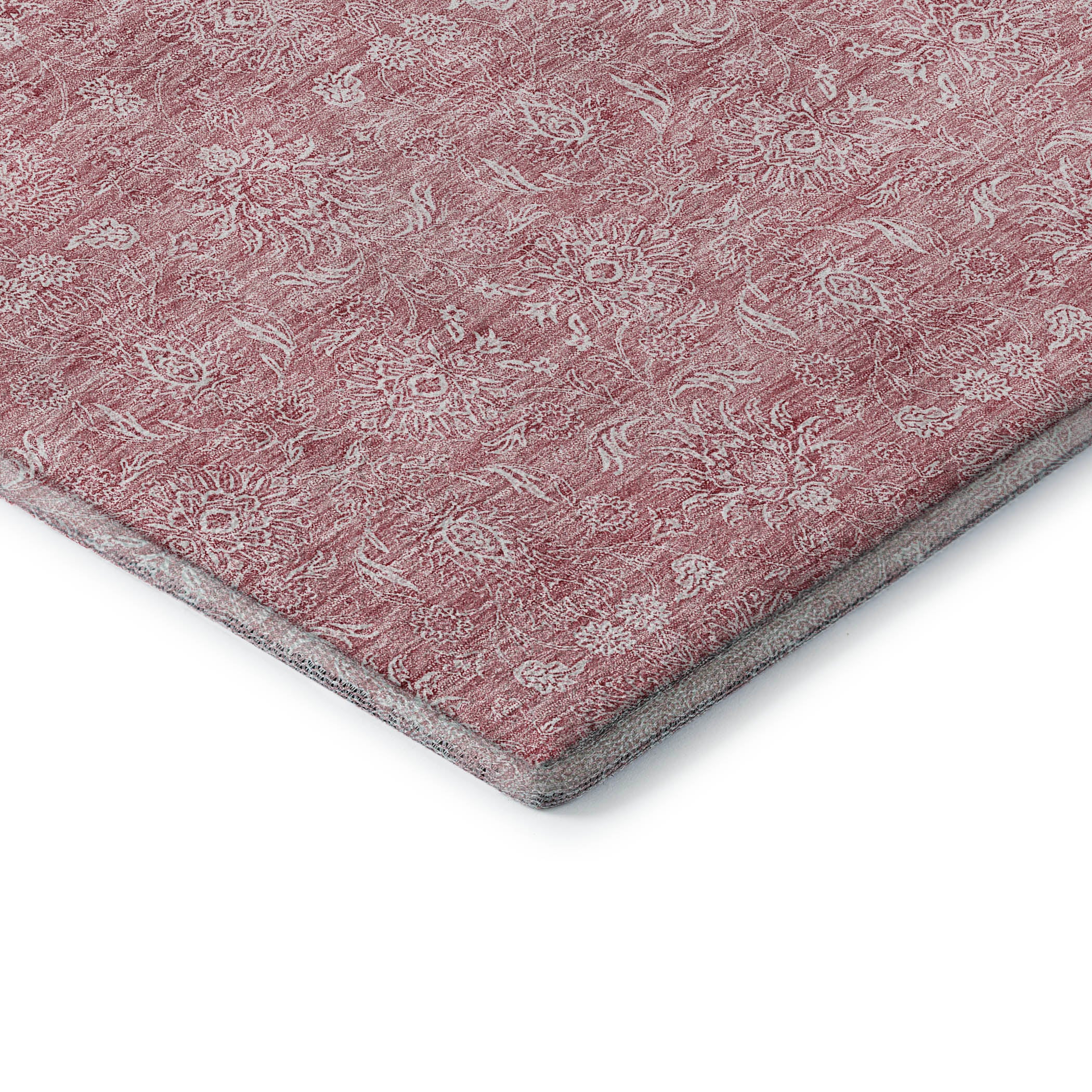 Marrakech Machine Washable Transitional Blush Pink Rug 1'8" x 2'6" #shape_Rectangle