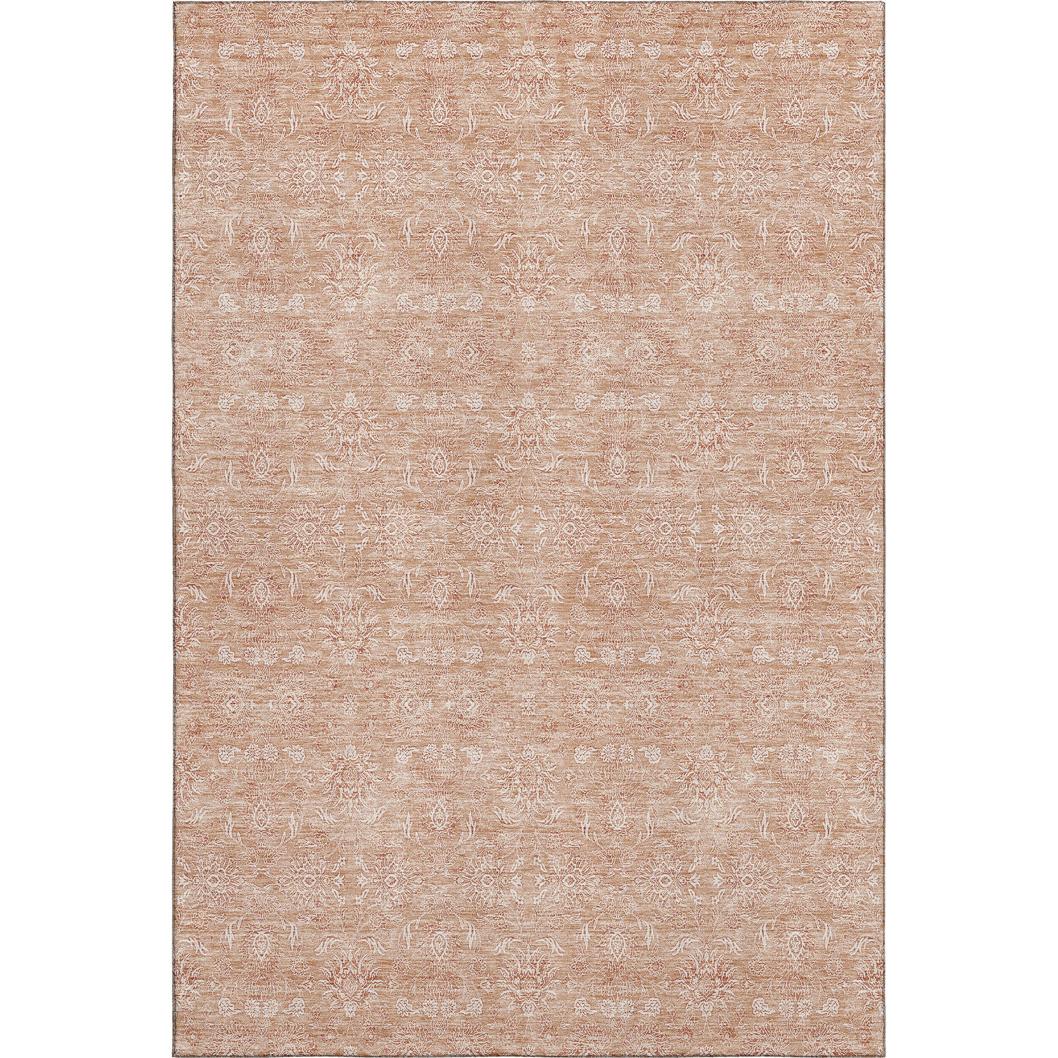 Marrakech Machine Washable Transitional Coral Orange Rug 2'6" x 3'10" #shape_Rectangle