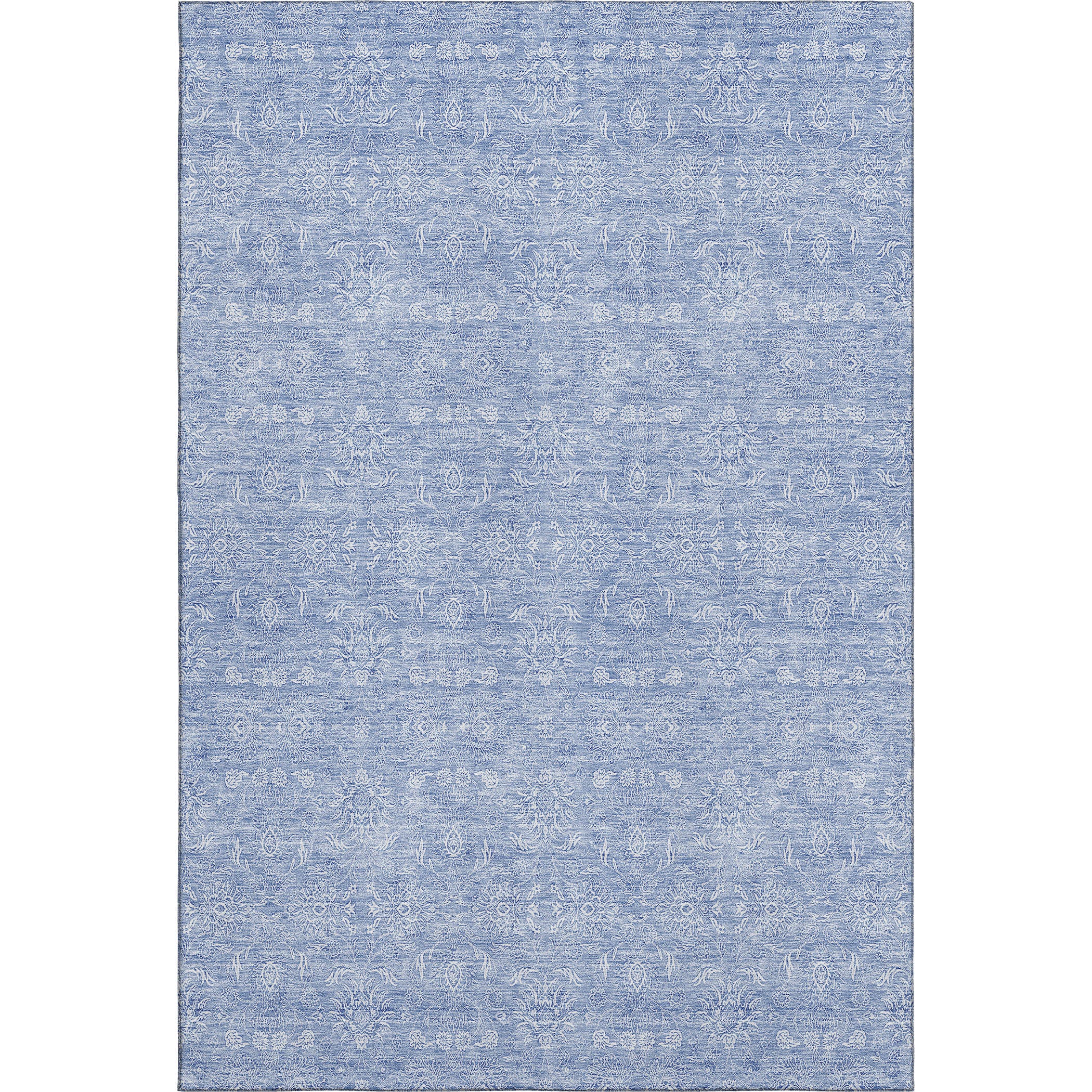 Marrakech Machine Washable Transitional Sky Blue Rug 2'6" x 3'10" #shape_Rectangle