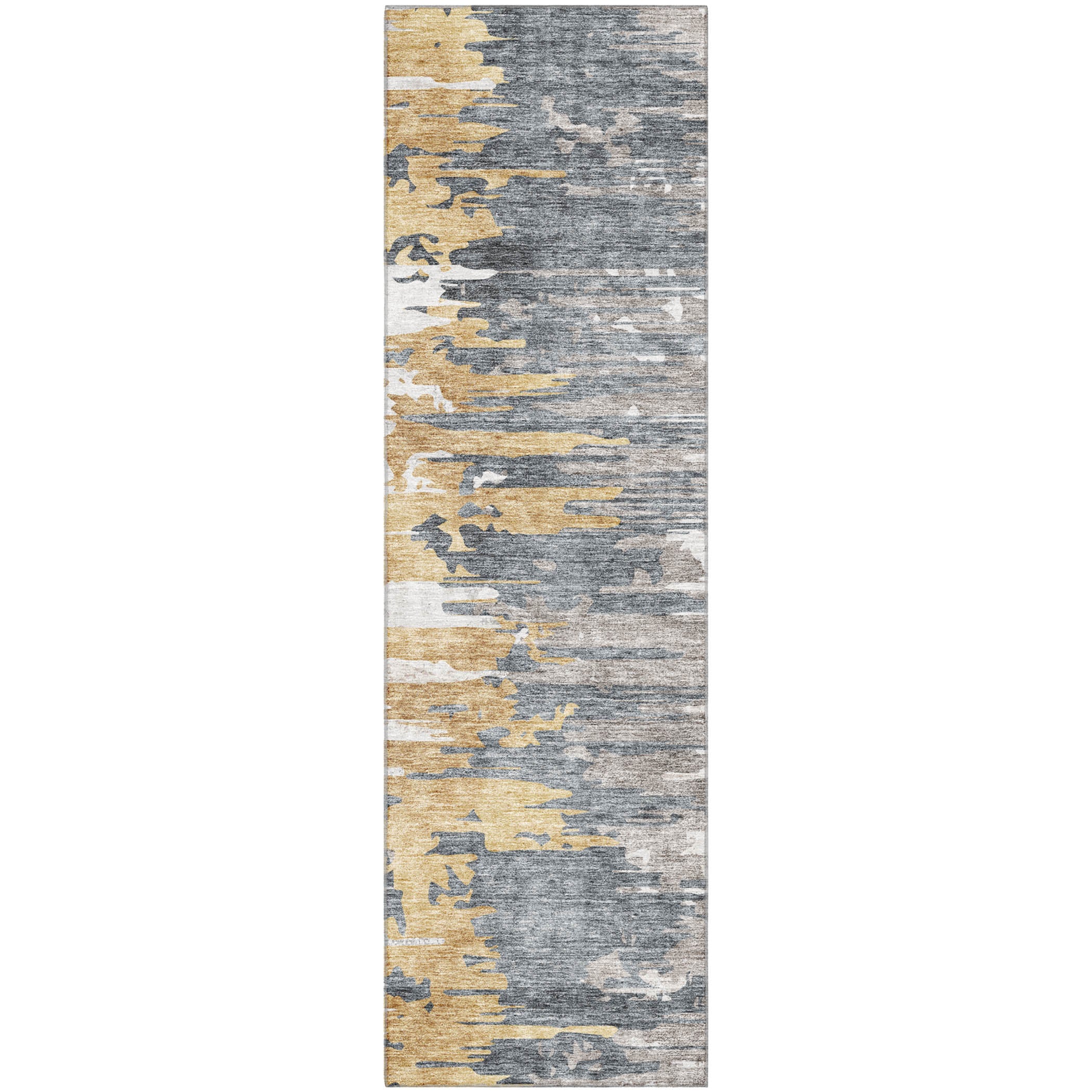 Siena Machine Washable Transitional Ivory Rug 2'3" x 7'6" #shape_Runner
