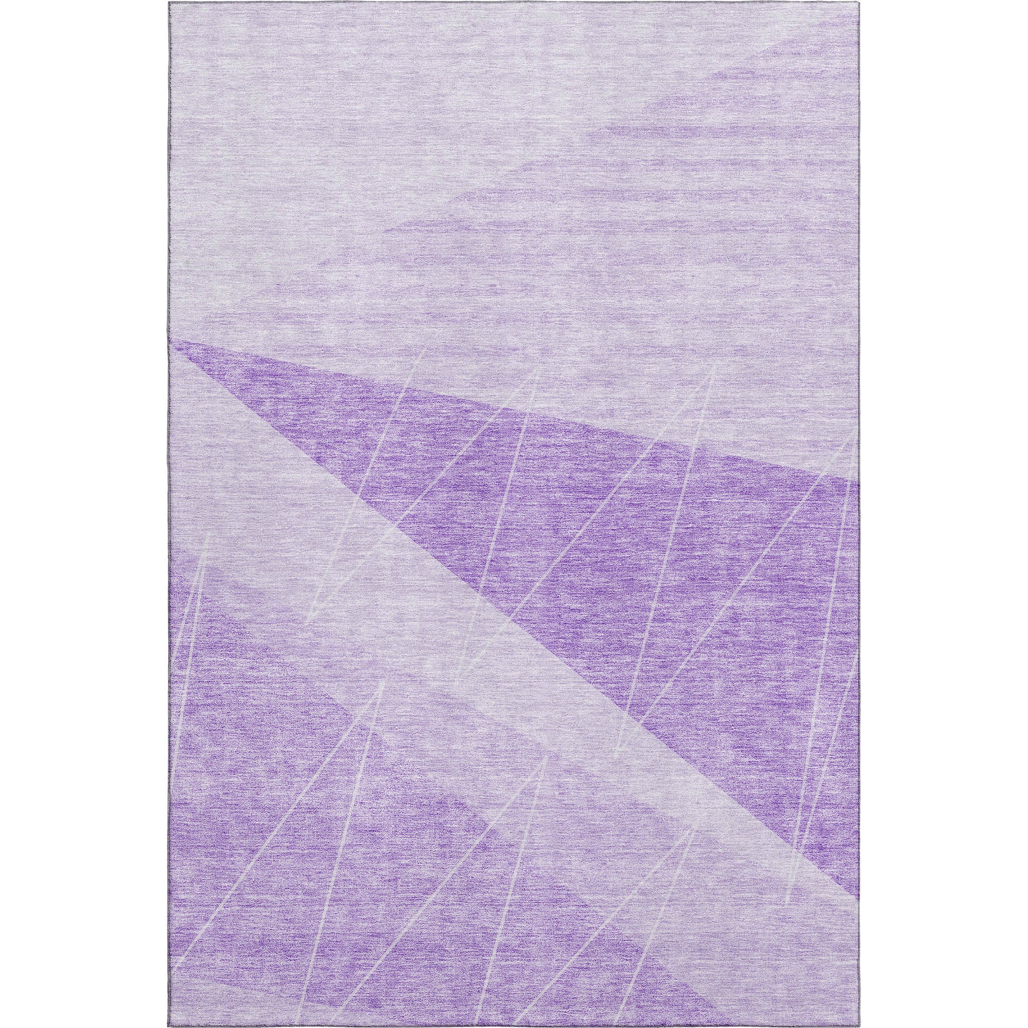 Dublin Machine Washable Transitional Lavender Purple Rug 2'6" x 3'10" #shape_Rectangle
